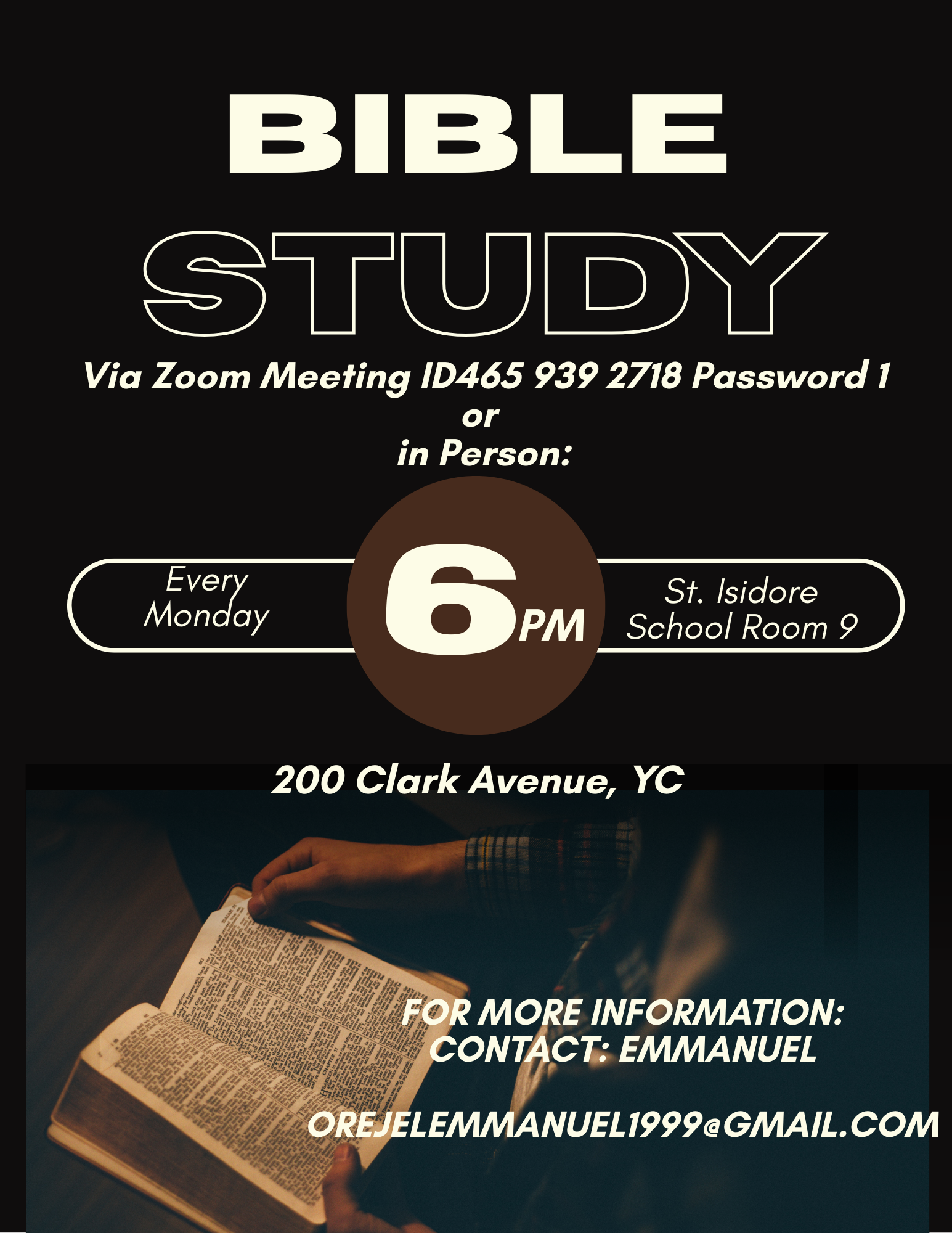 Bible Study Englis 9 8 25