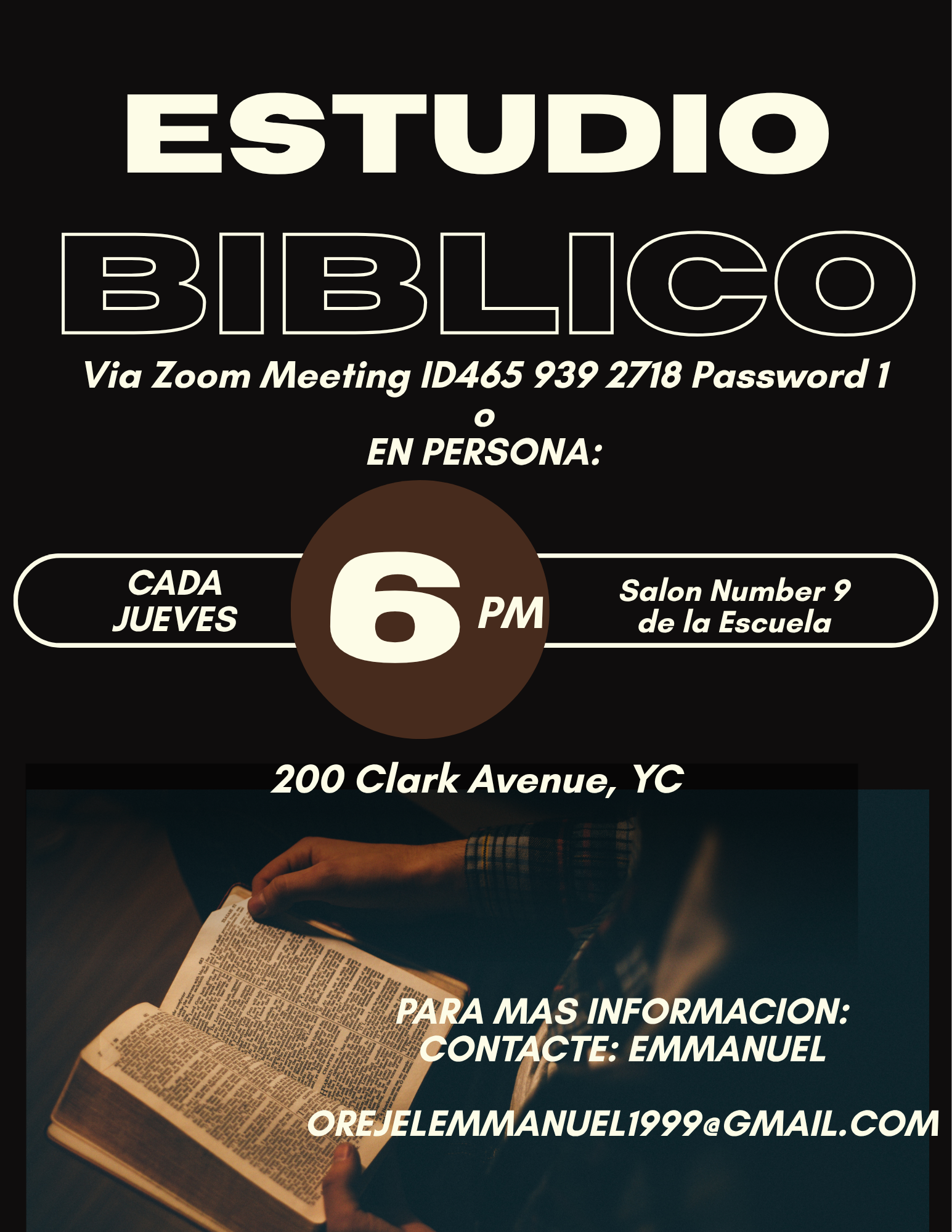 Bible Study Spanish 10 1 26