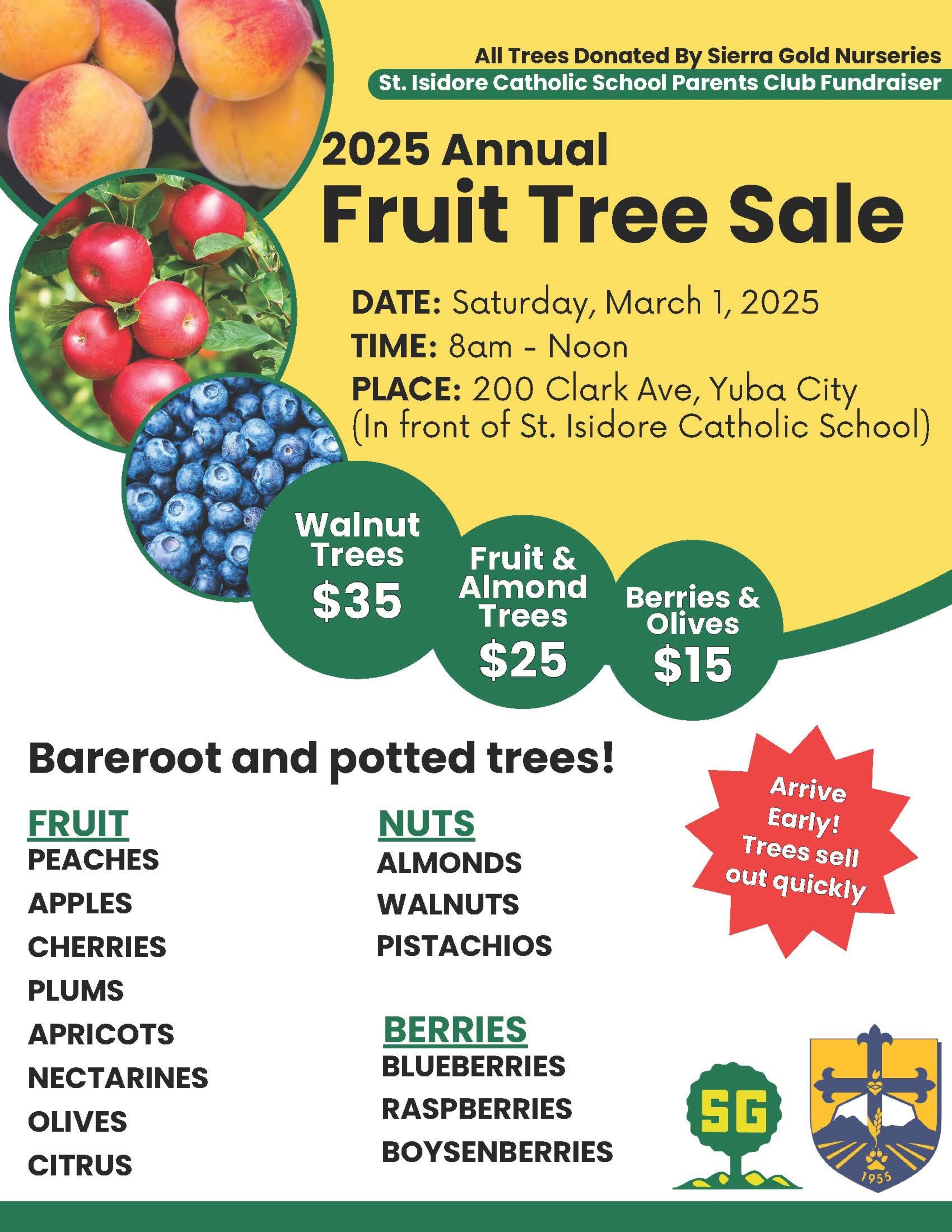 2025 Annual Fruit Tree Sale