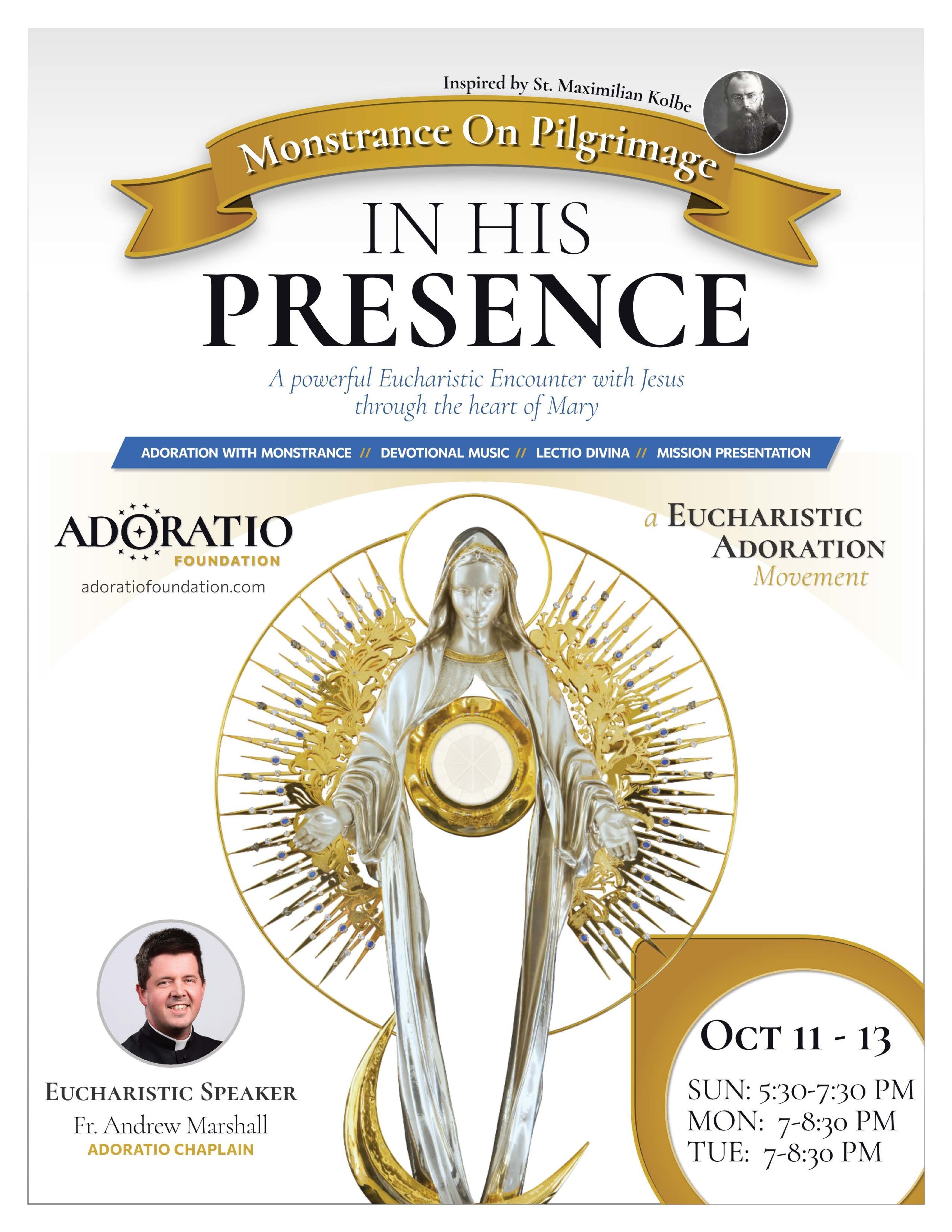 A Eucharistic Adoration Movement