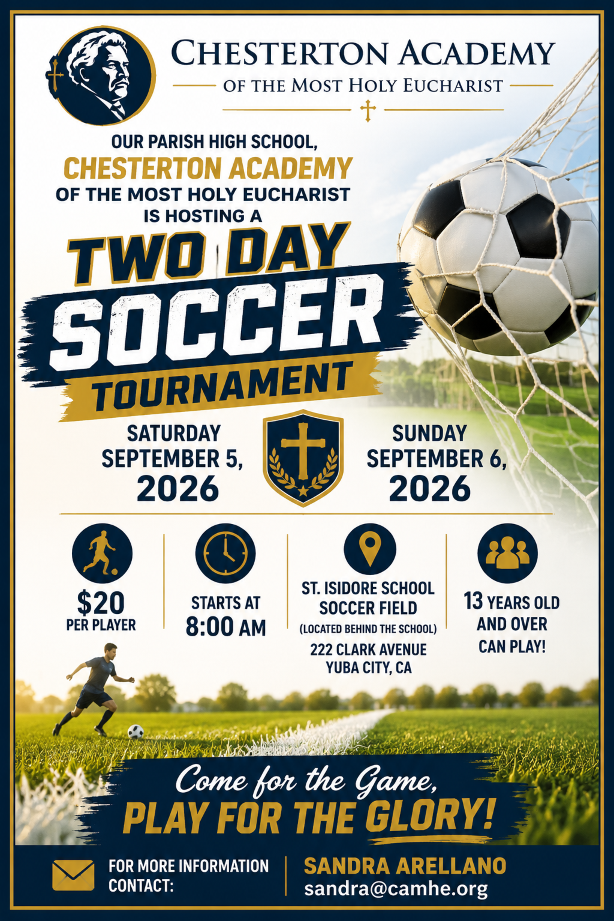 Camhe Soccer Tournament August 2026 English