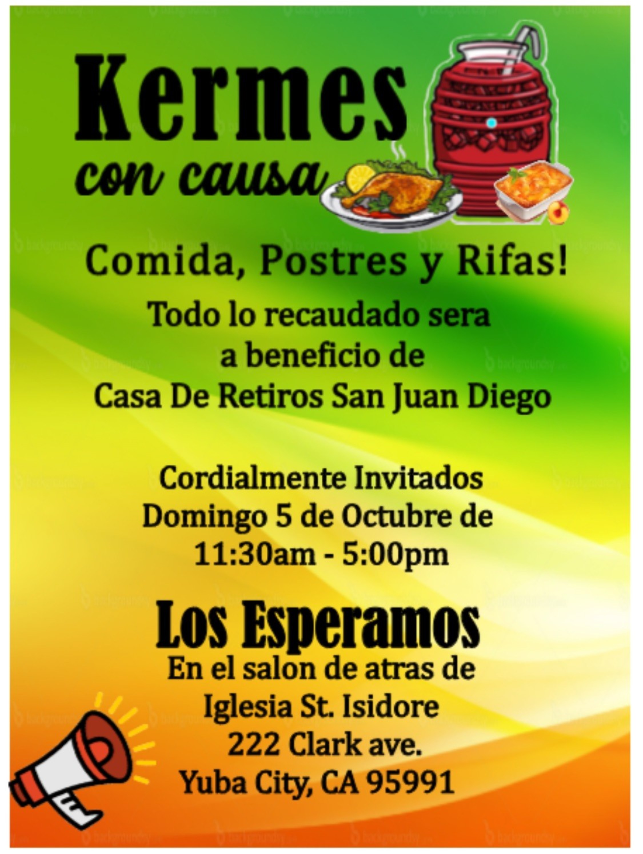Casa De Retiro Juan Diego Flyer 2025