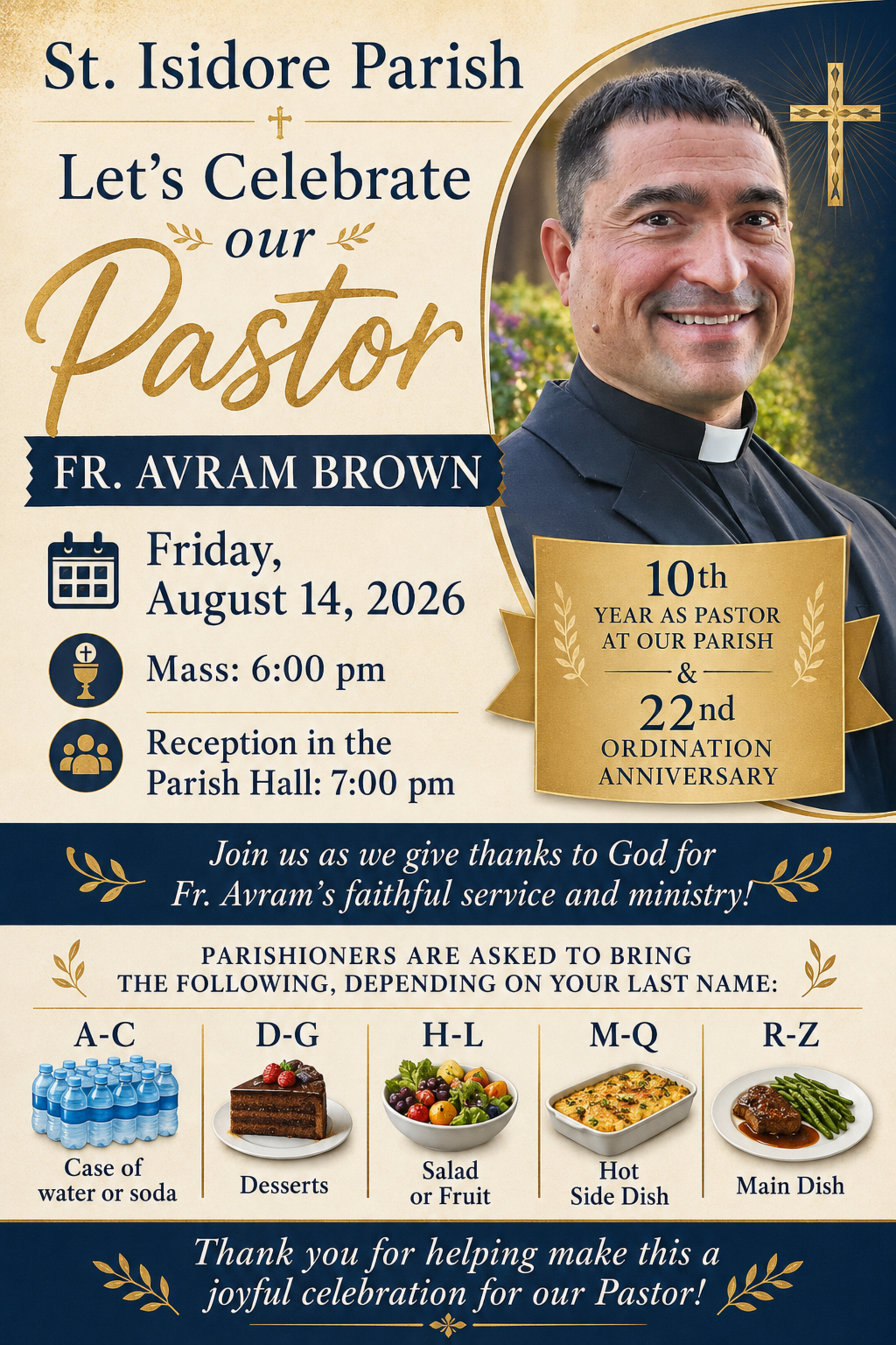 Fr. Avram Celebration English