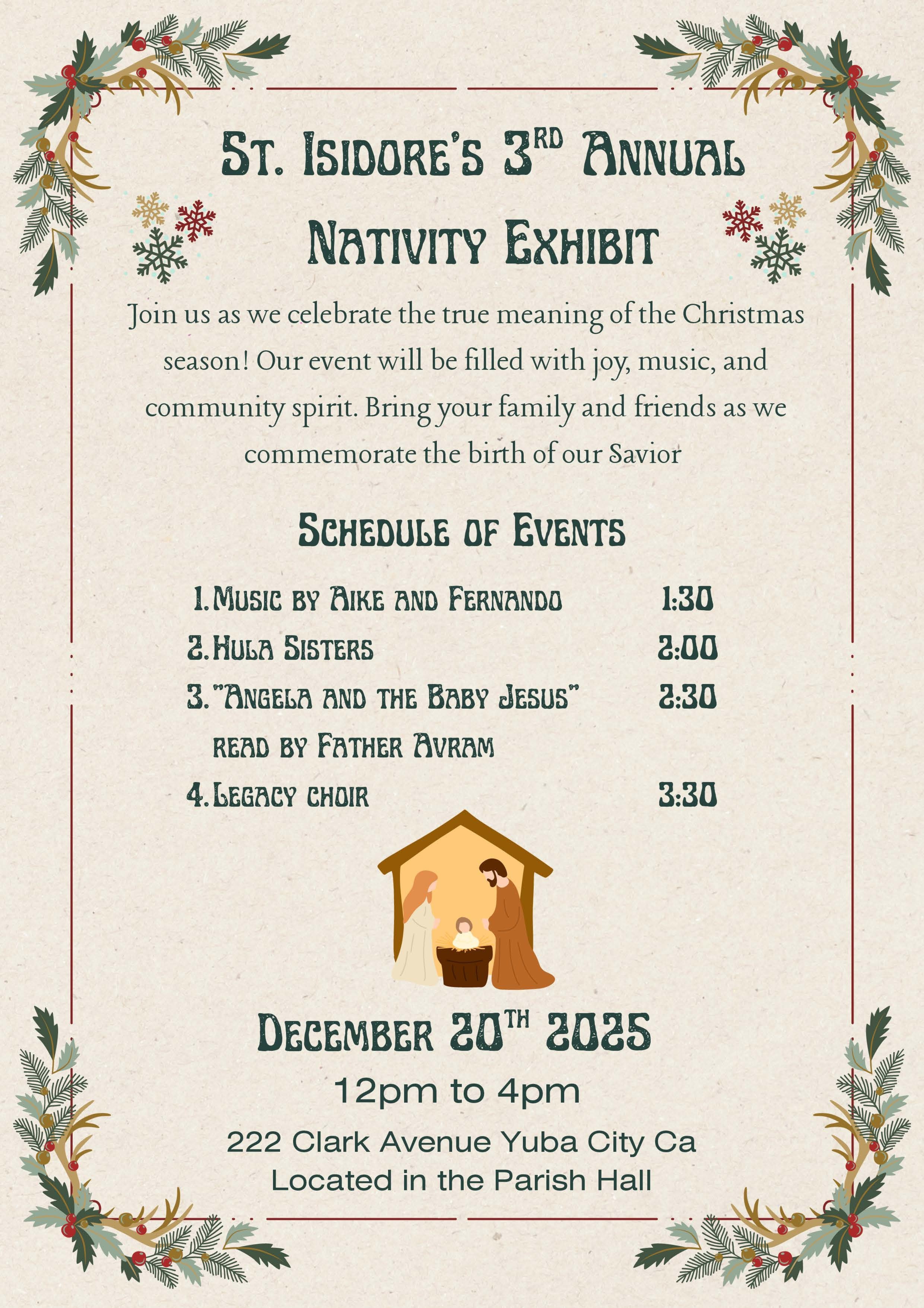 Nativity Exhibit 2025