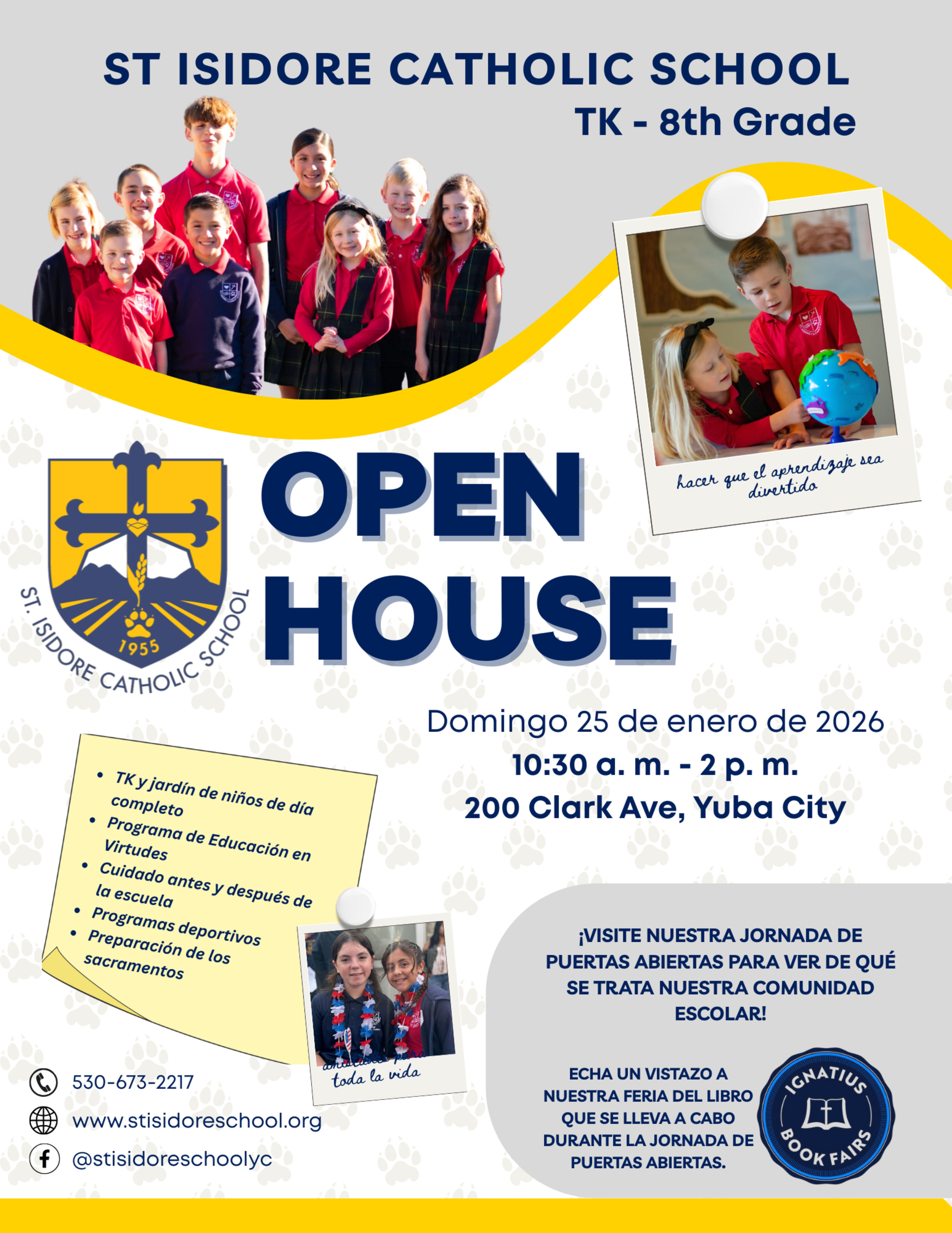 Open House Flyer Spanish 2026
