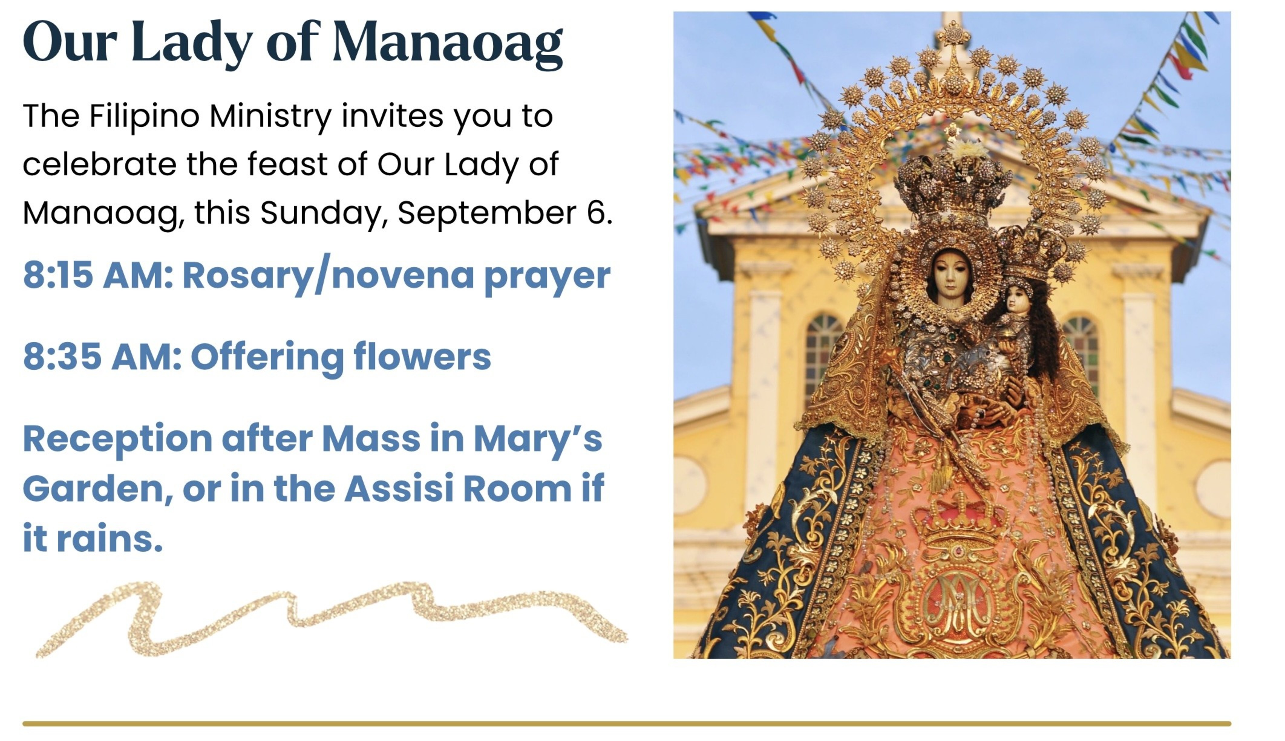 Our Lady Of Manaoag 2026