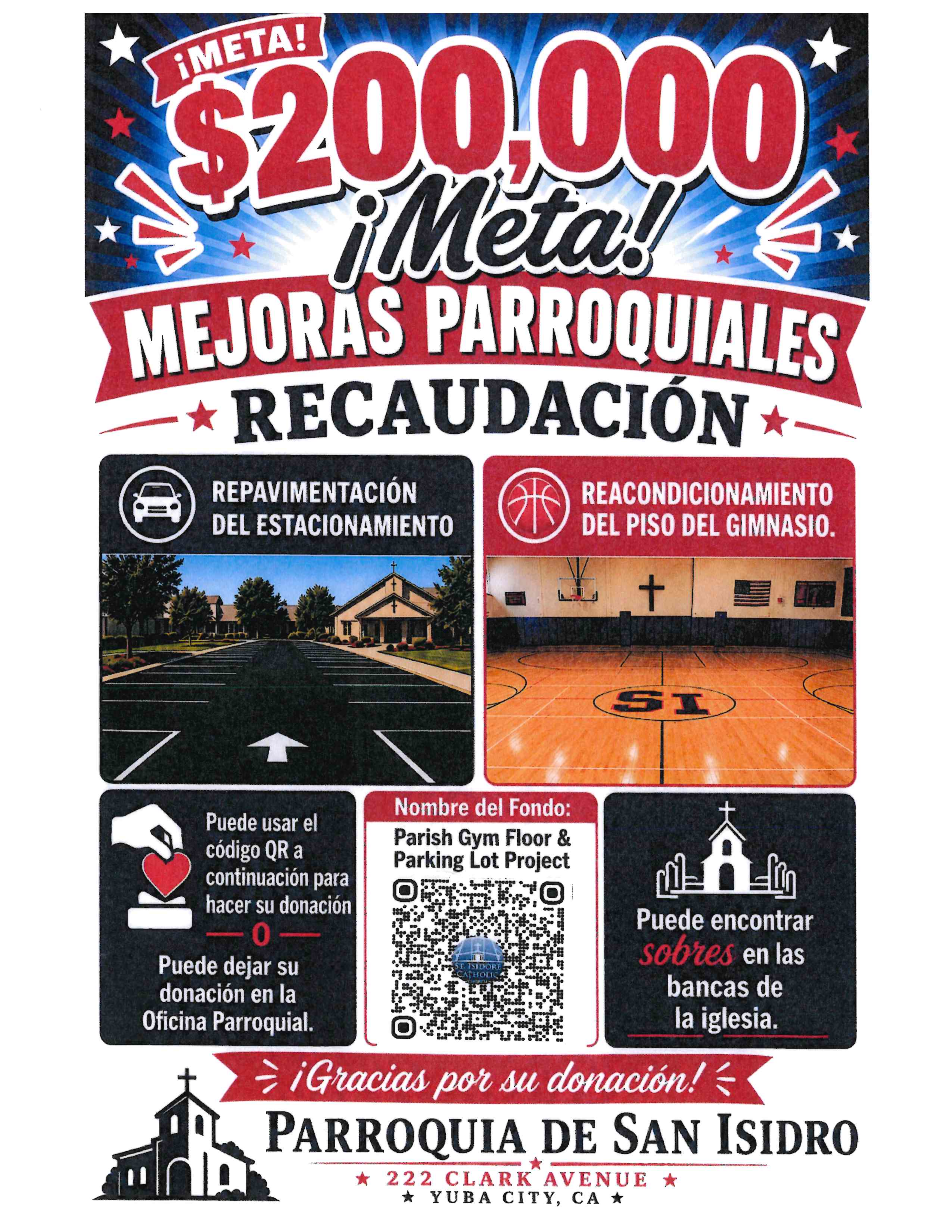 Parish Fundraiser Spanish May 2026