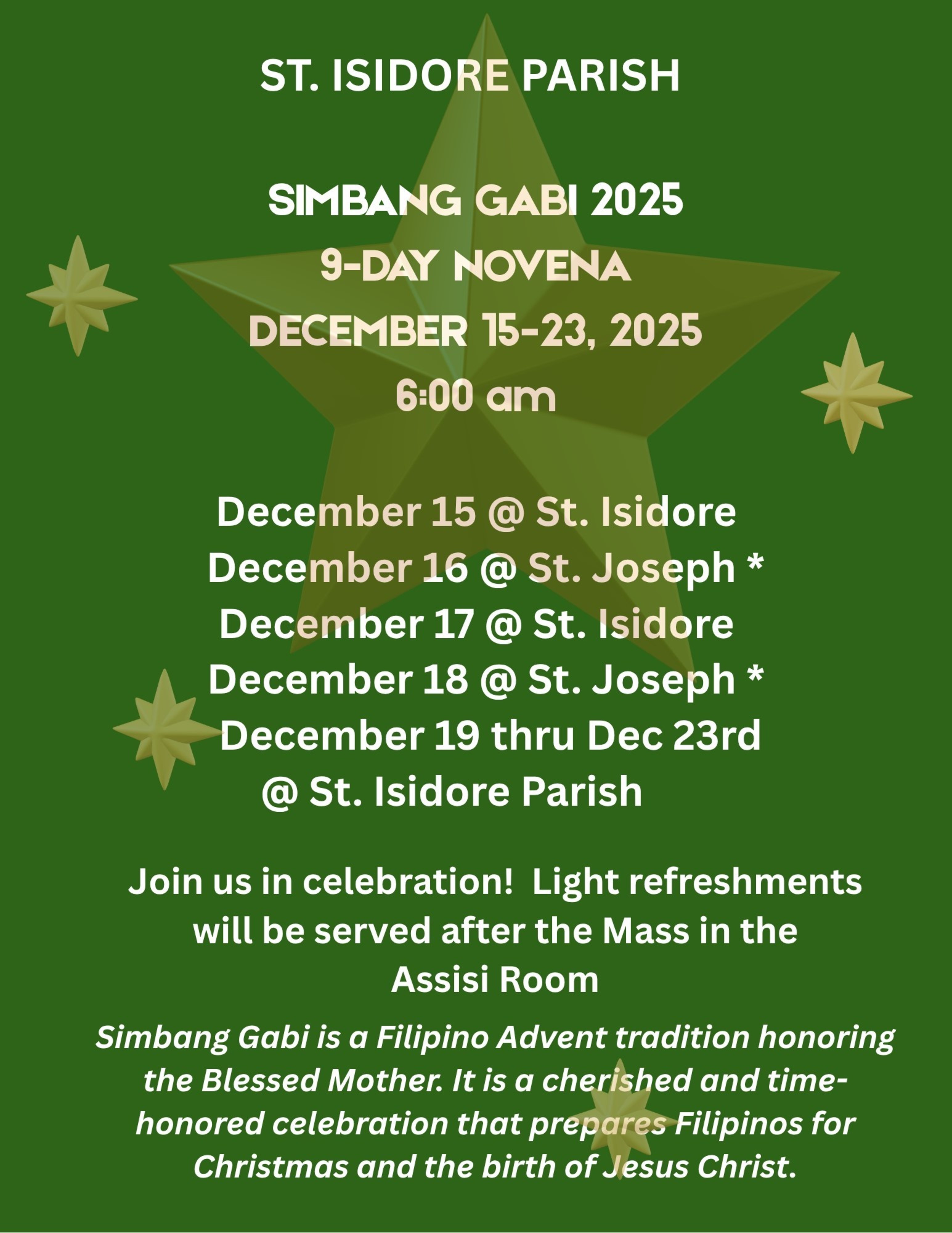 Simbang Gabi 2025