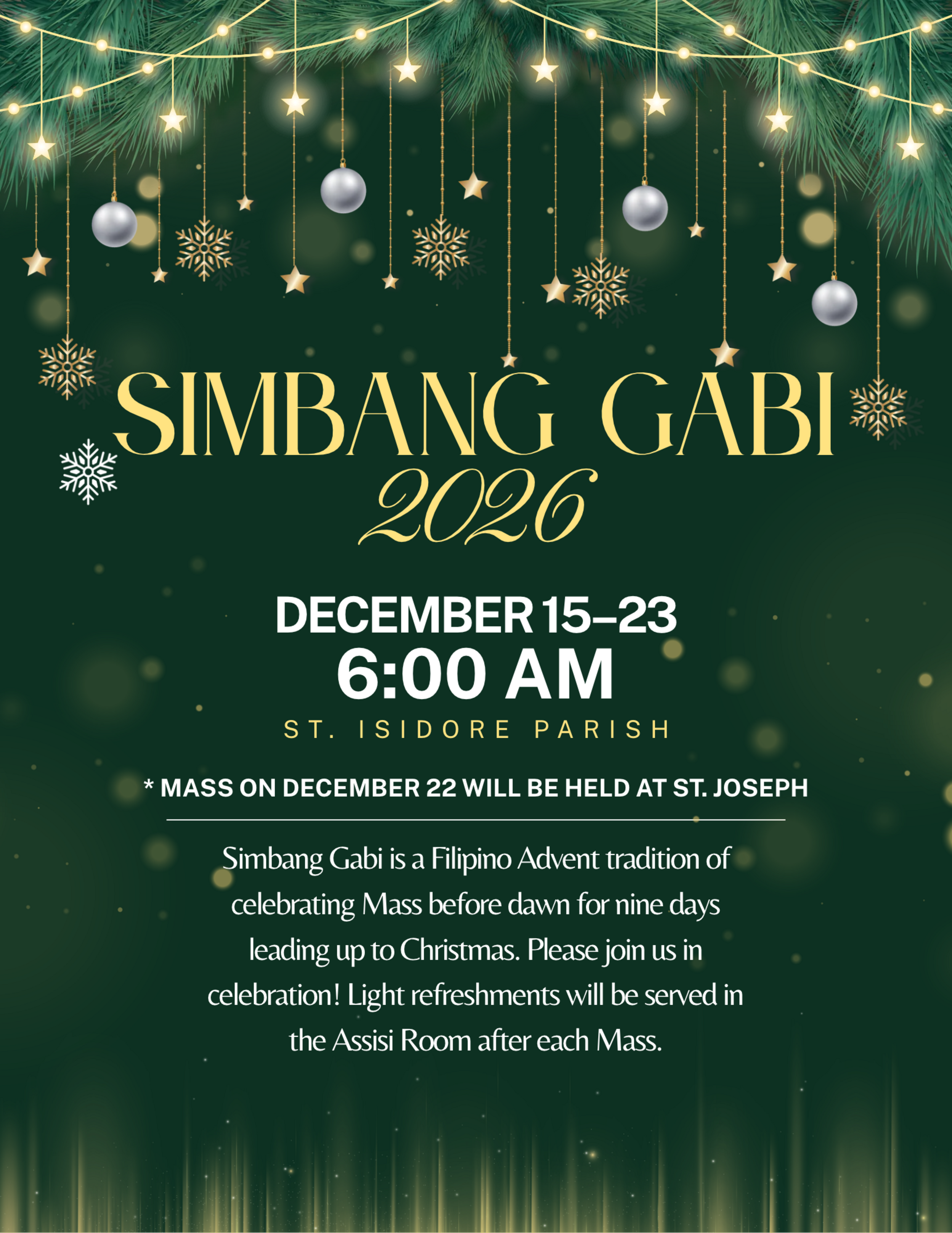 Simbang Gabi 2026