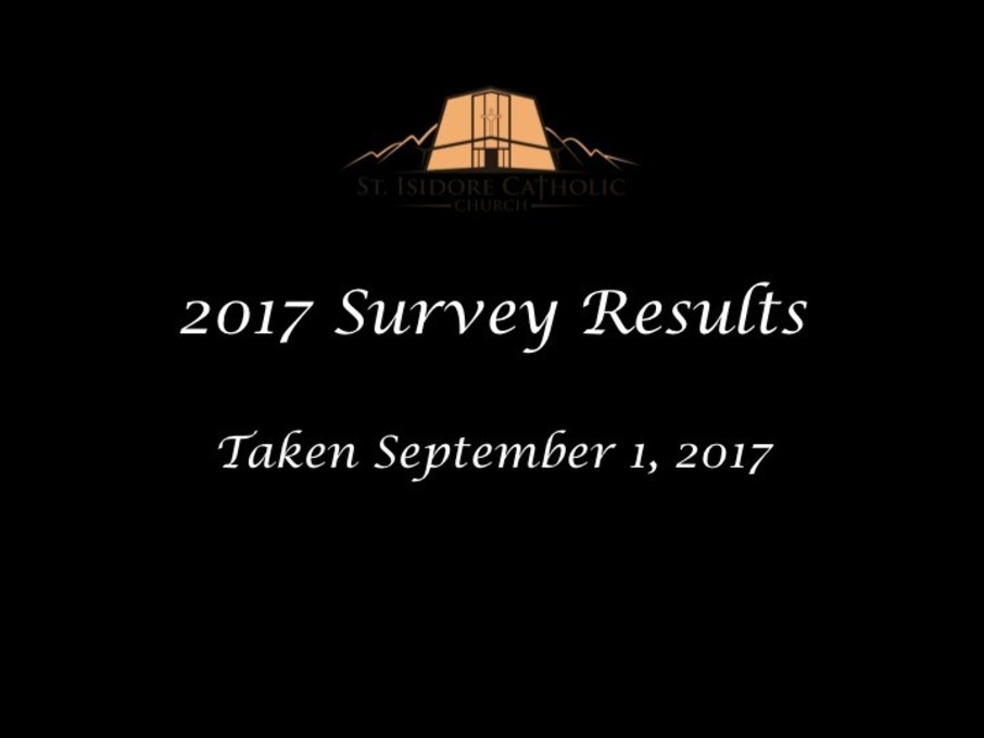 2017 Parish Survey