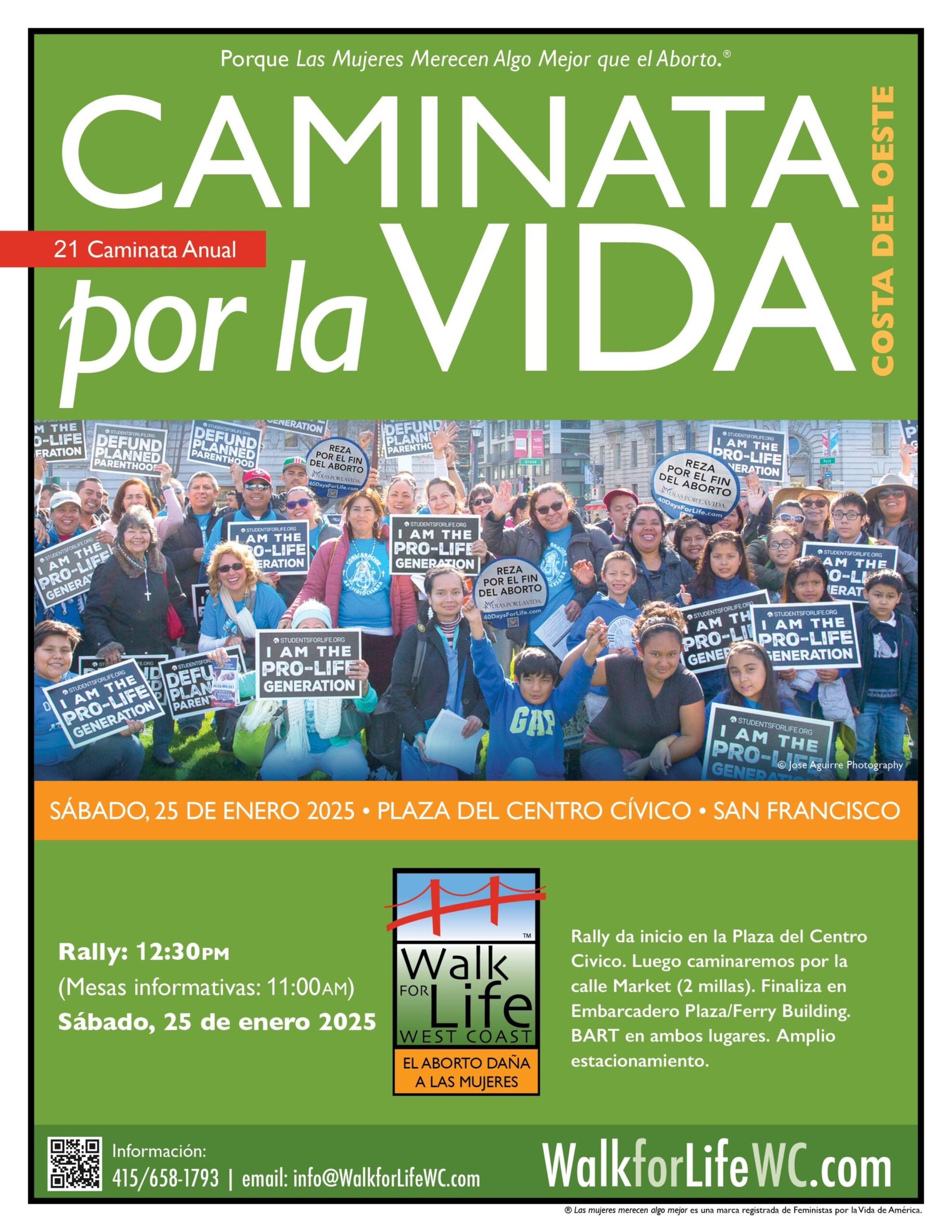 Walk For Life 2025 Spanish