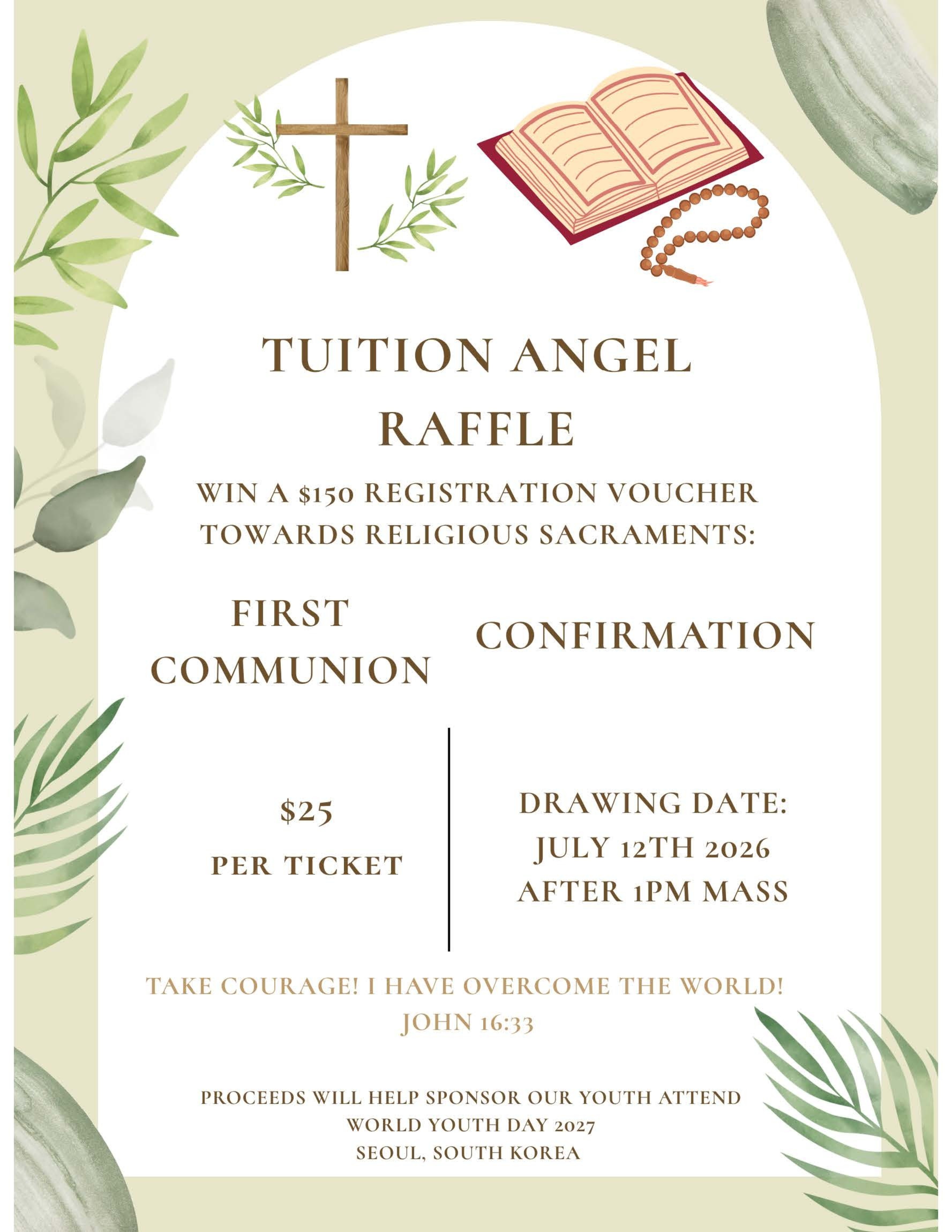 World Youth Fundraiser June 2026 Flyer