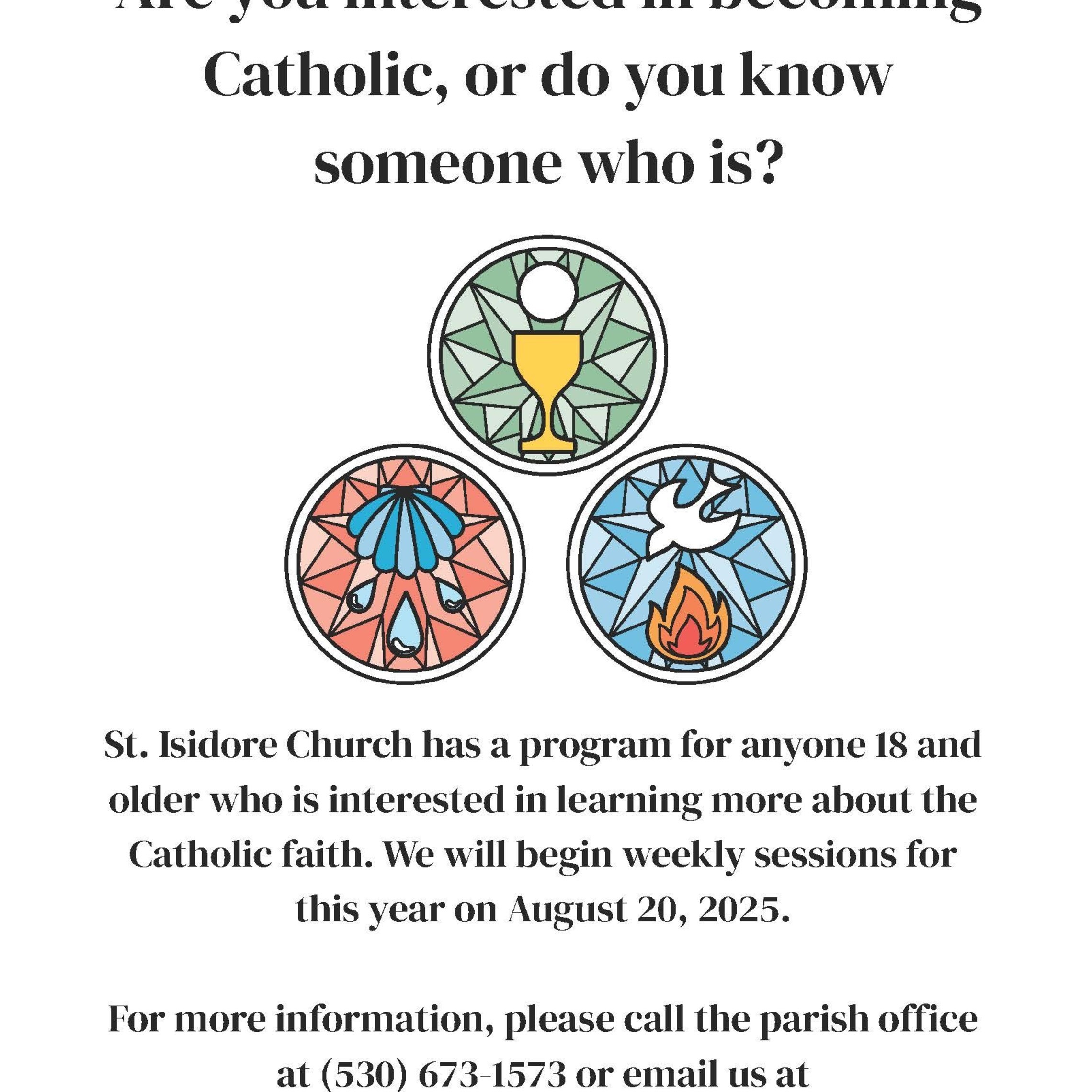 Becoming Catholic 2025