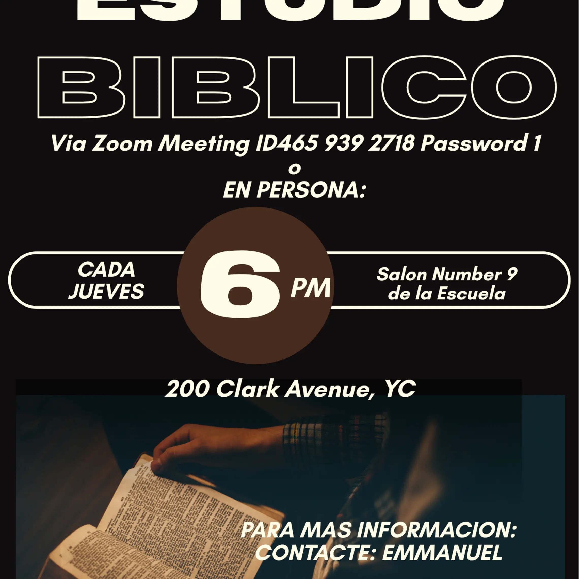 Bible Study Spanish 10 1 26