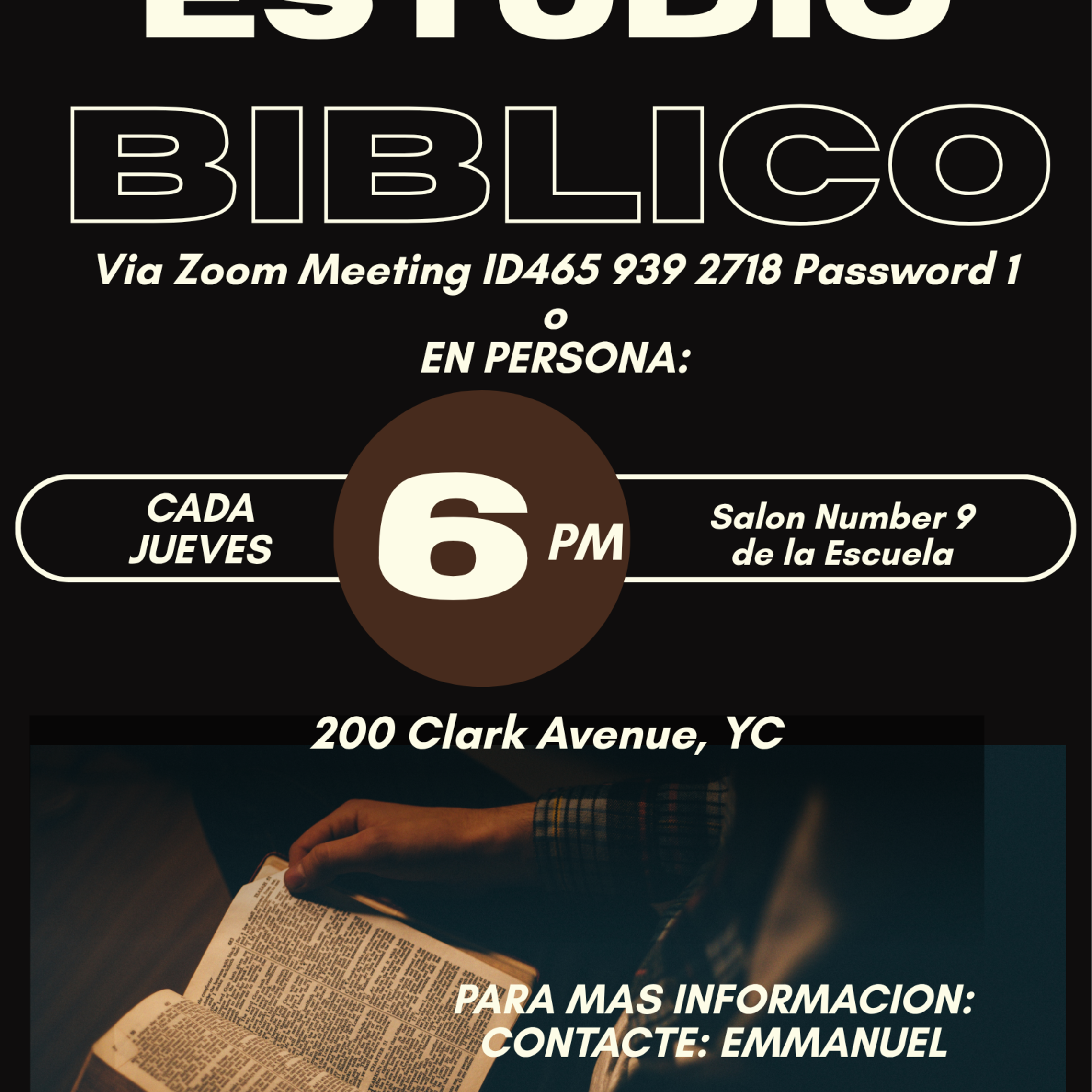 Bible Study Spanish 10 1 26