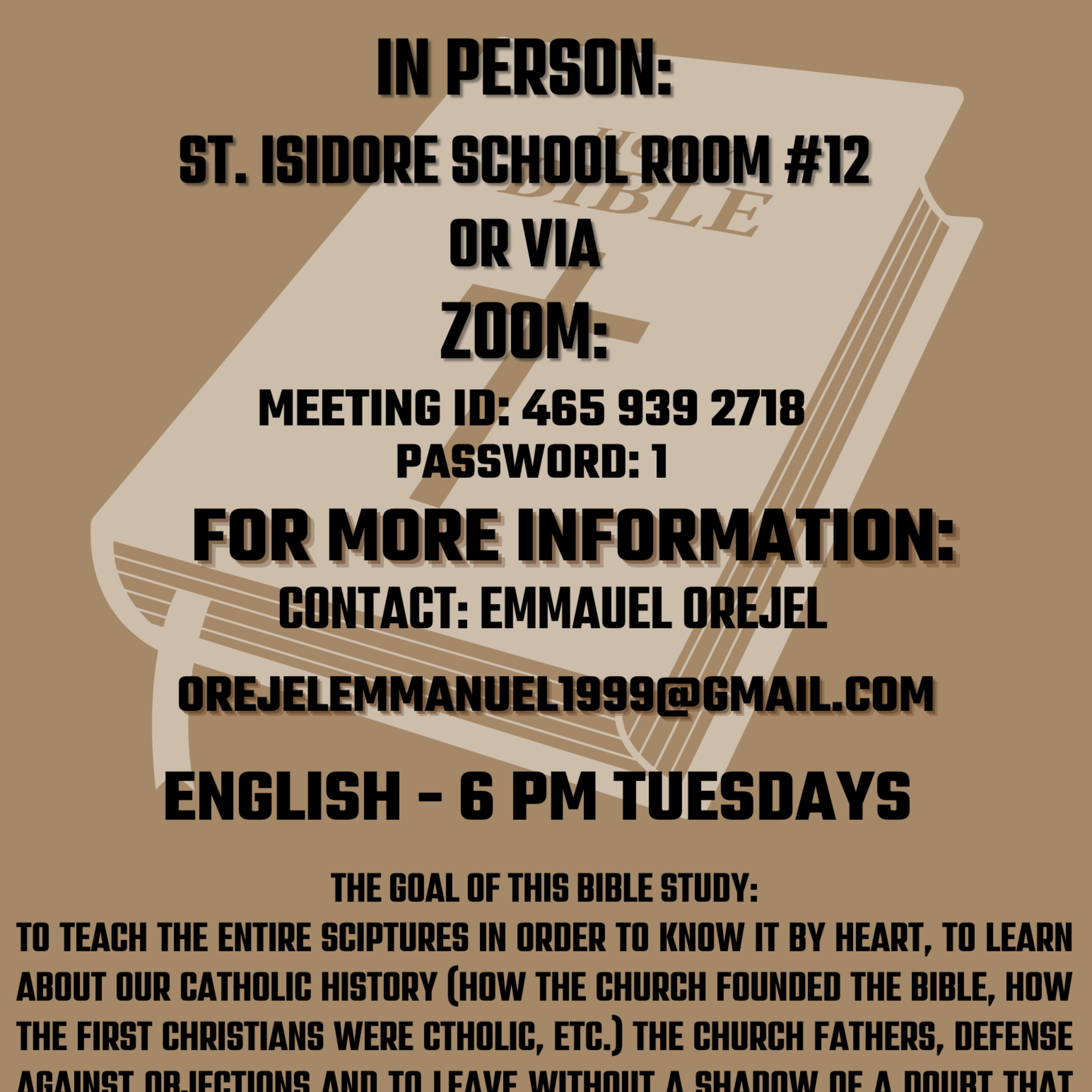 Copy Of Brown Minimalist Bible Study Flyer 5.png English
