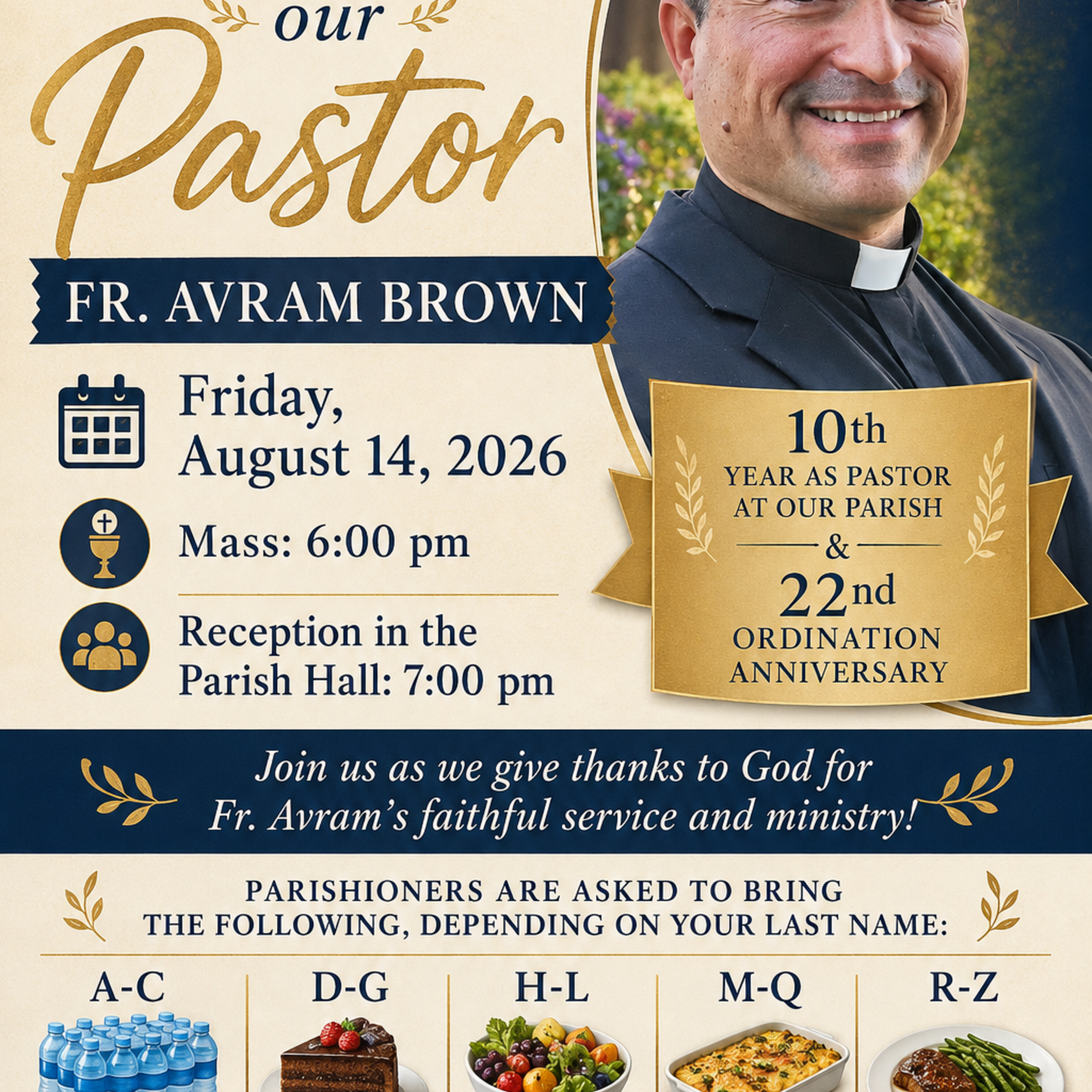 Fr. Avram Celebration English