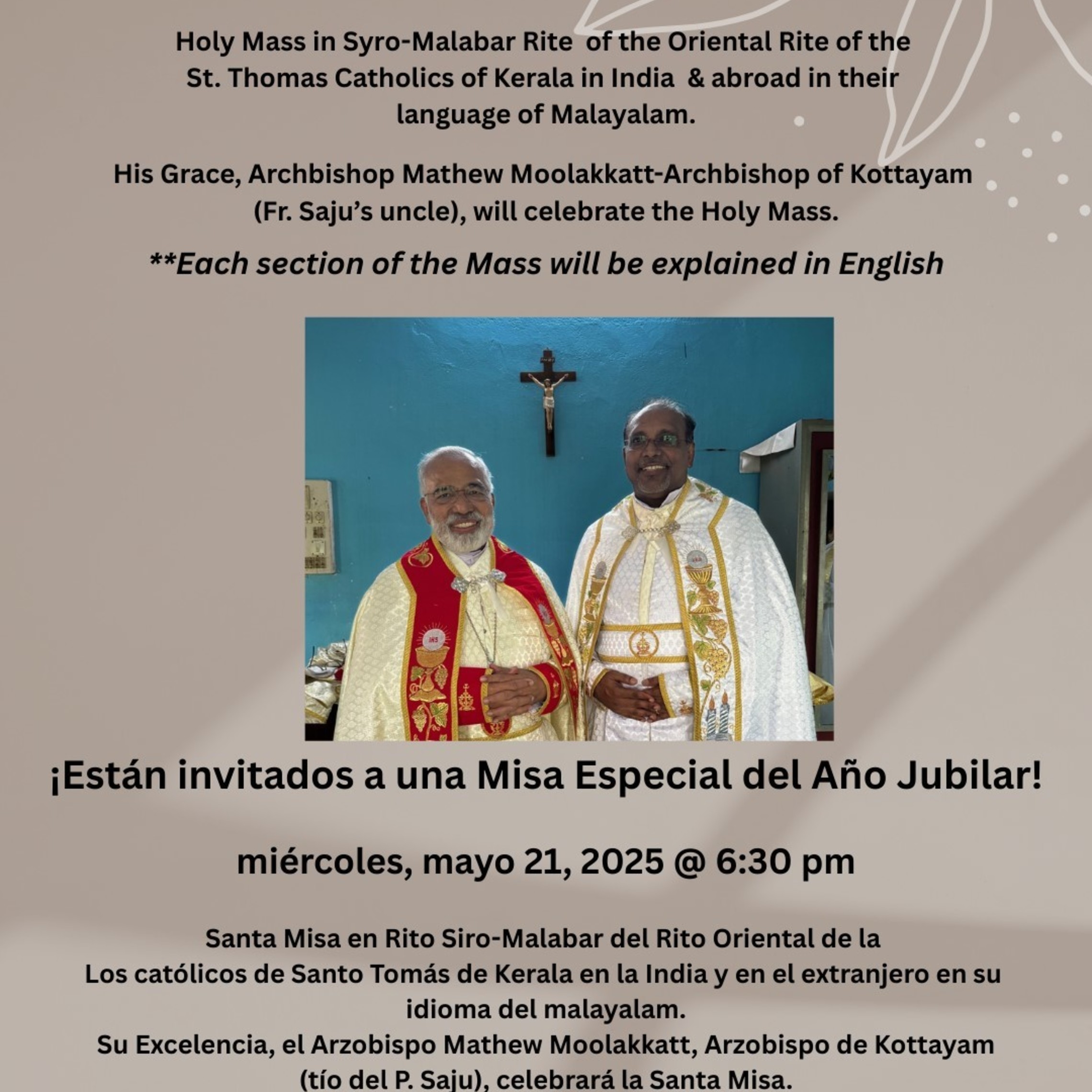 Fr. Saju And Bishop 2025