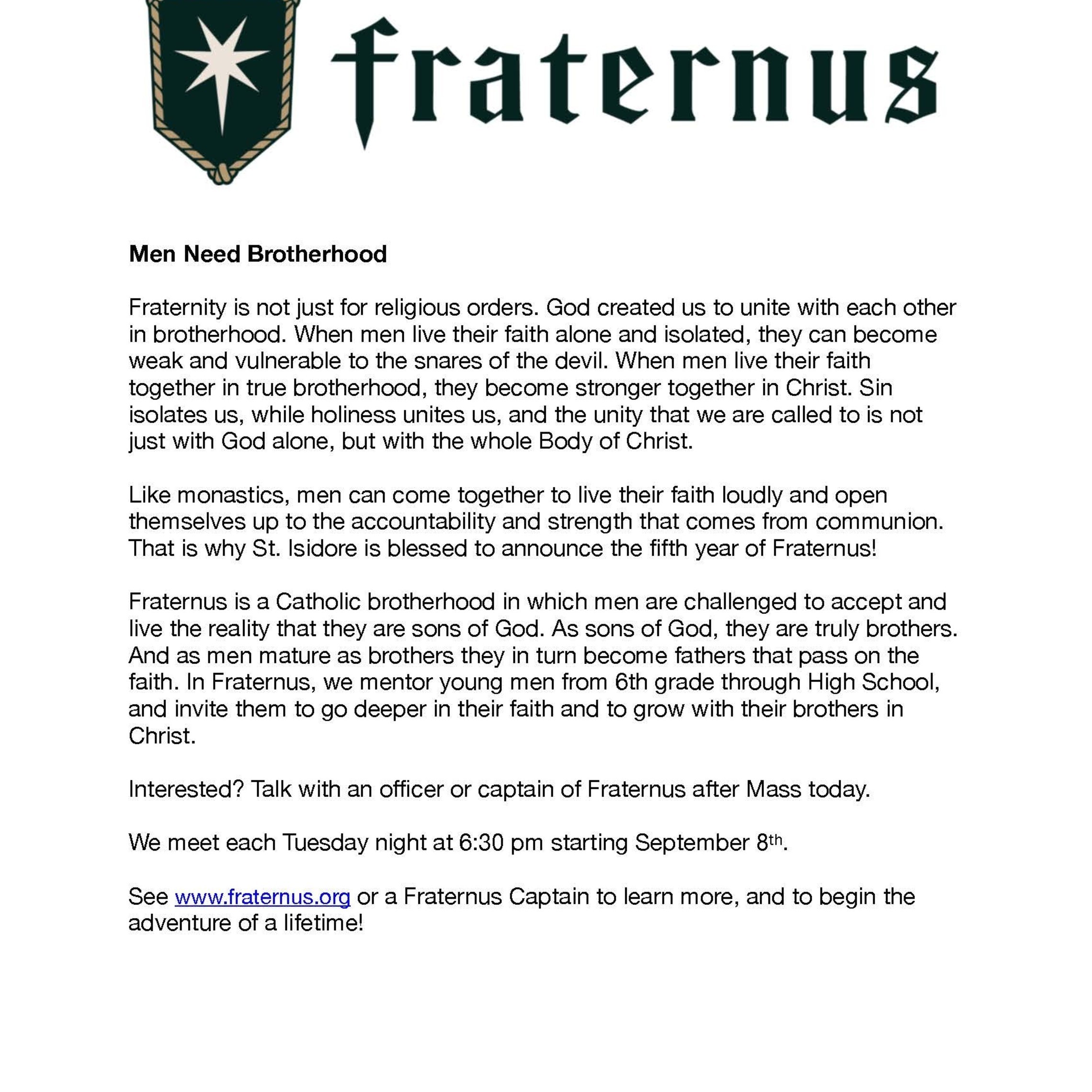 Fraternus Brotherhood