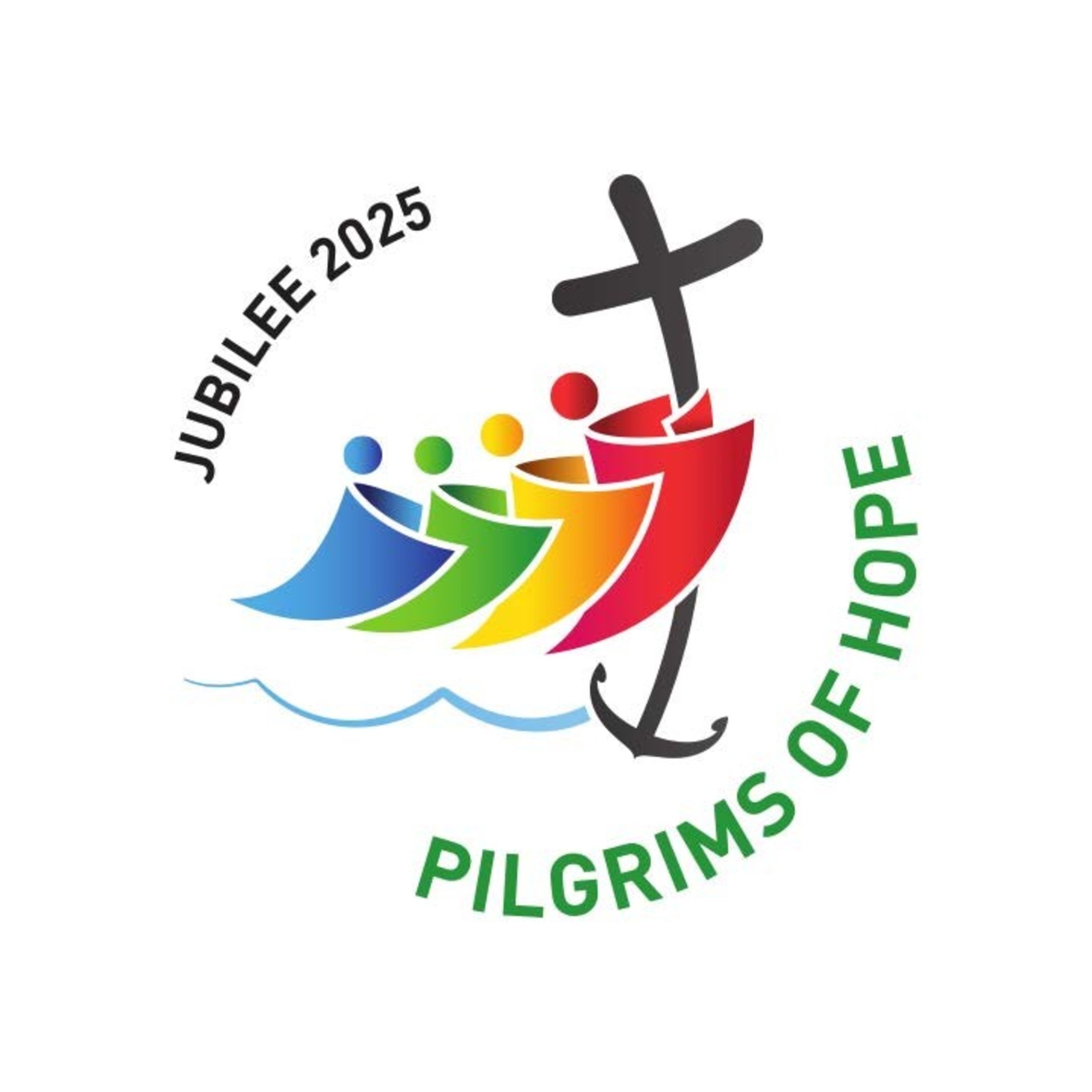 Jubilee Officiallogo Pilgrimsofhope Transparent.pdf Group Of People On It