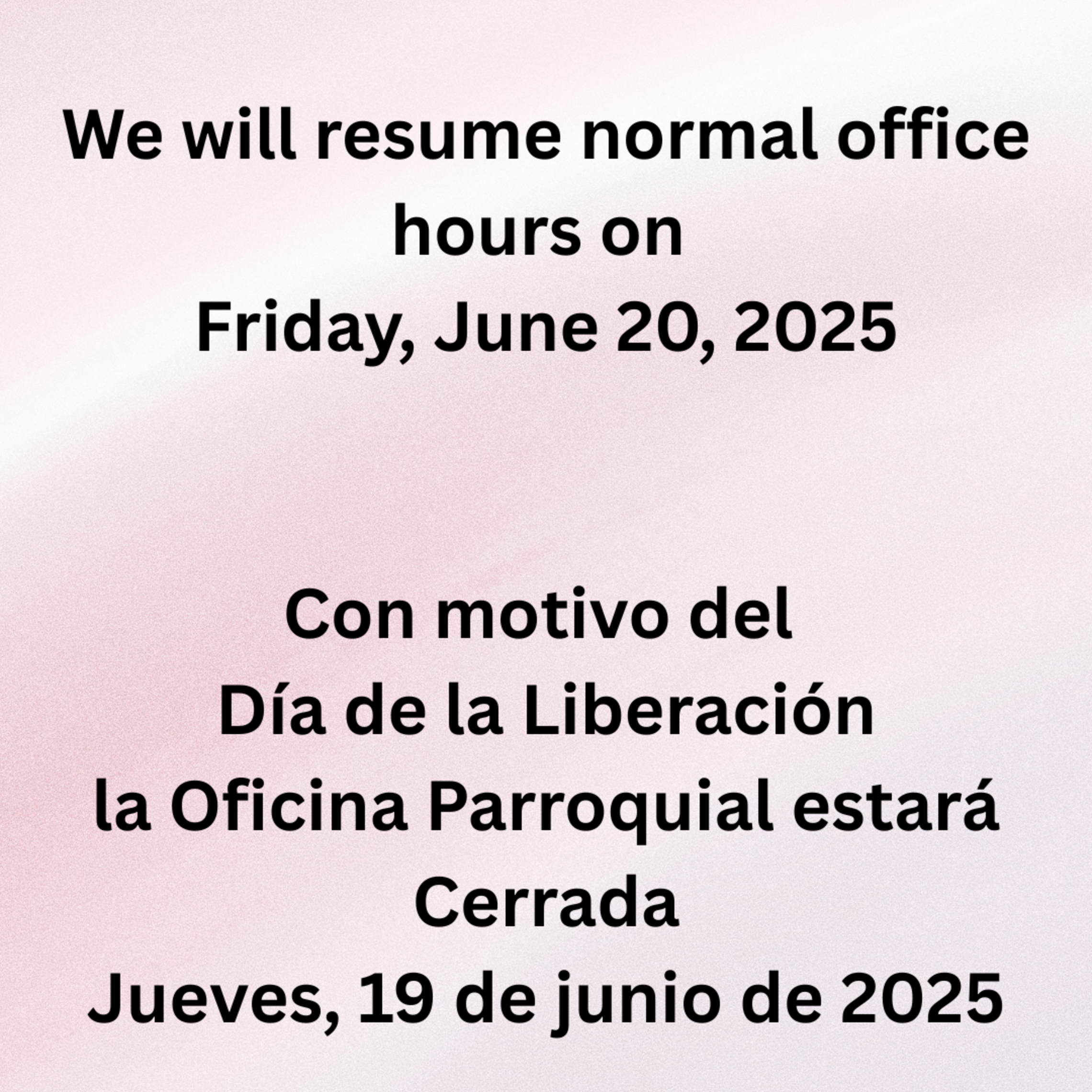 June 19 2025