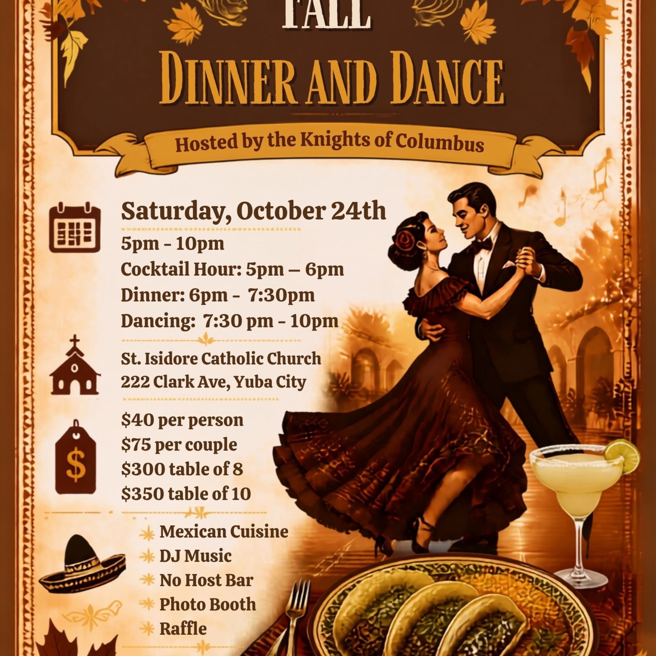 Knights Of Columbus Fall Dinner And Dance