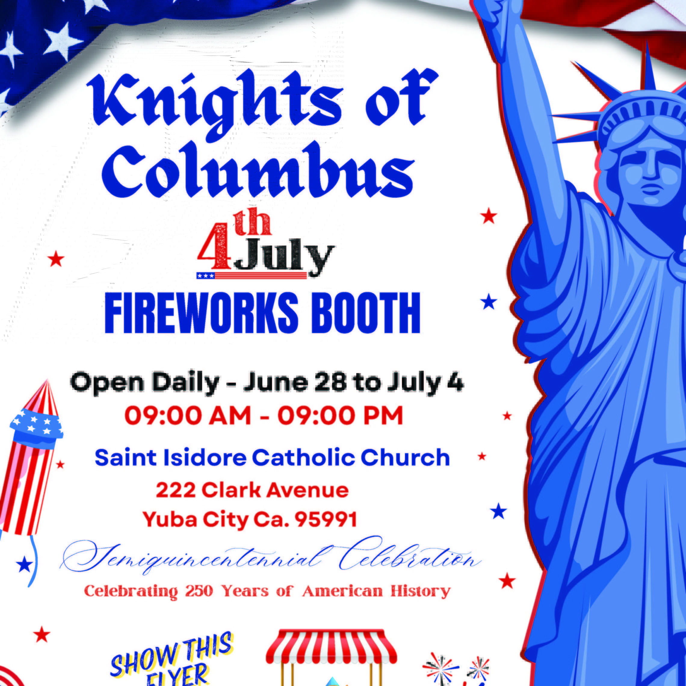 Knights Of Columbus Firework Sells 2026
