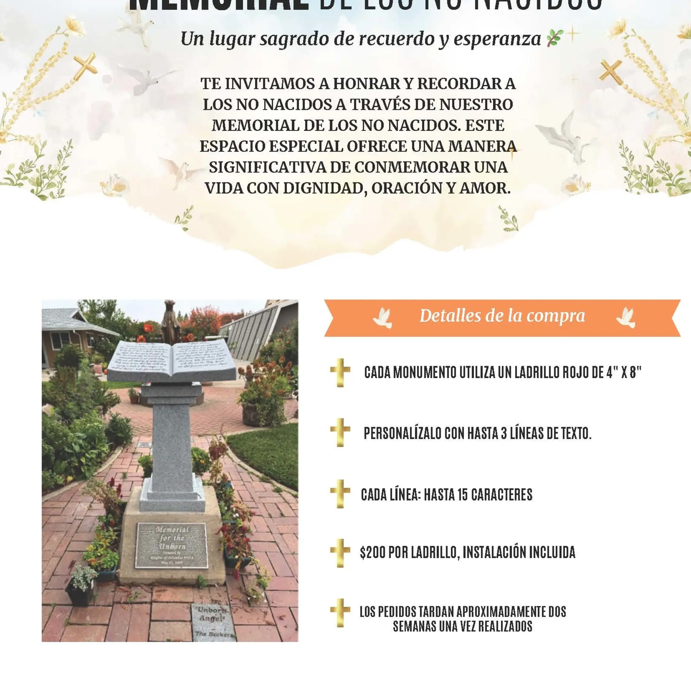 Memorial For The Unborn 6 26 Spanish