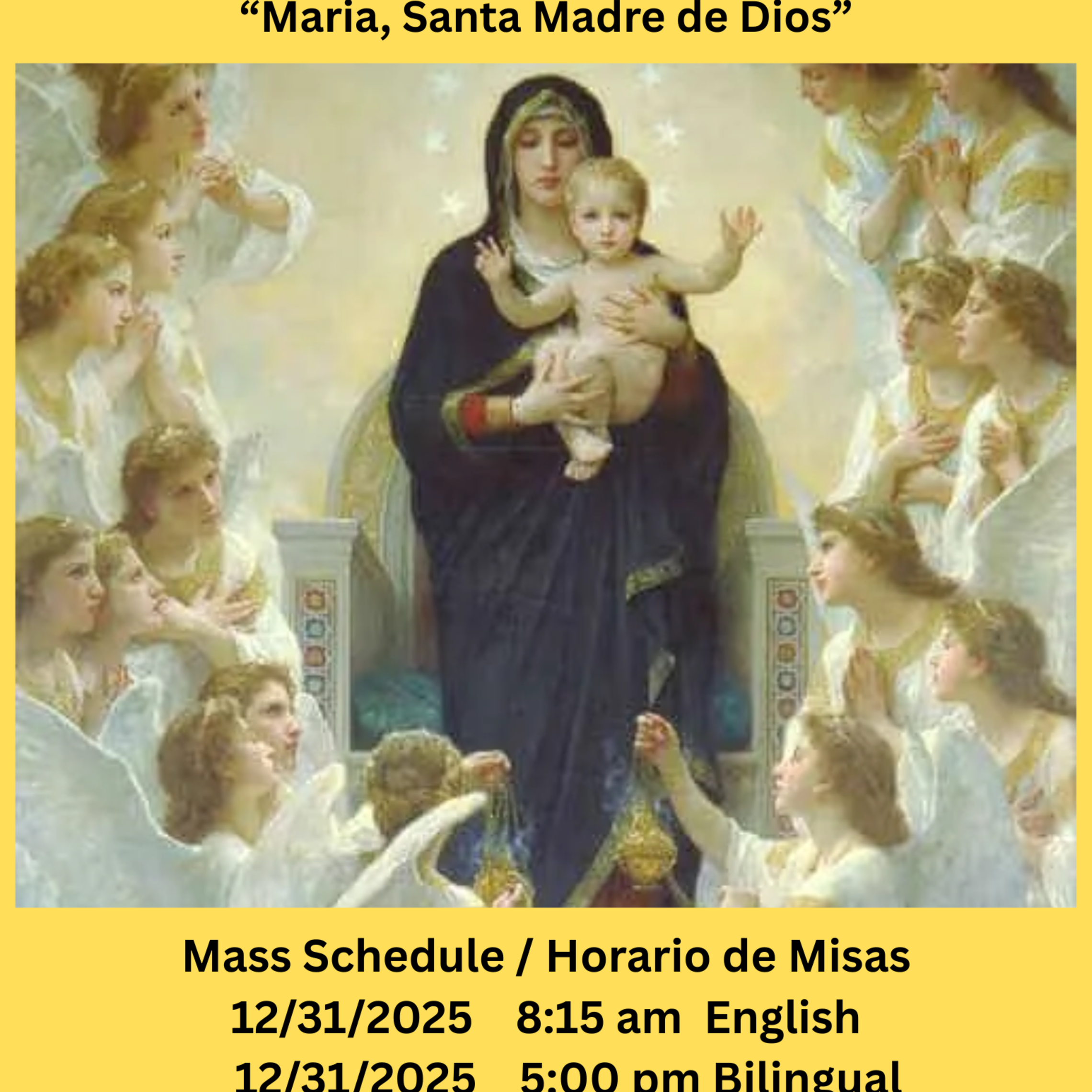 New Years Day Mass 2025