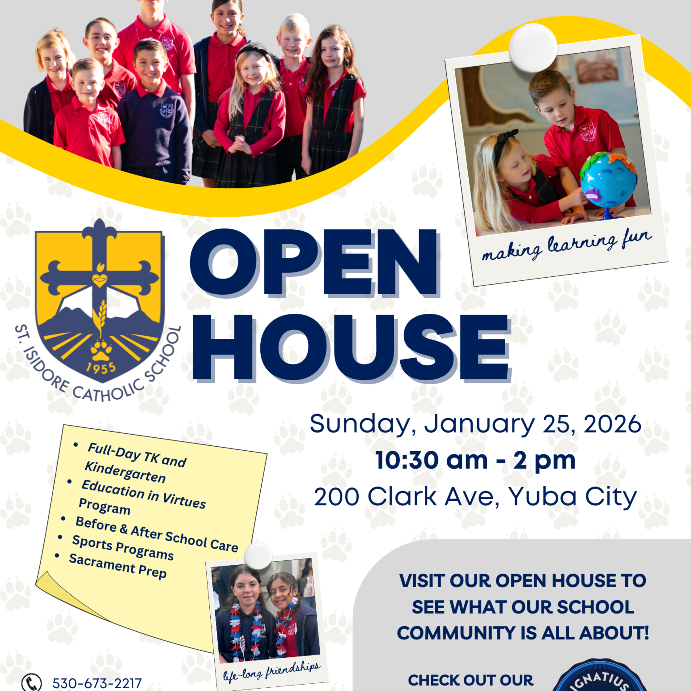 Open House Flyer English 2026