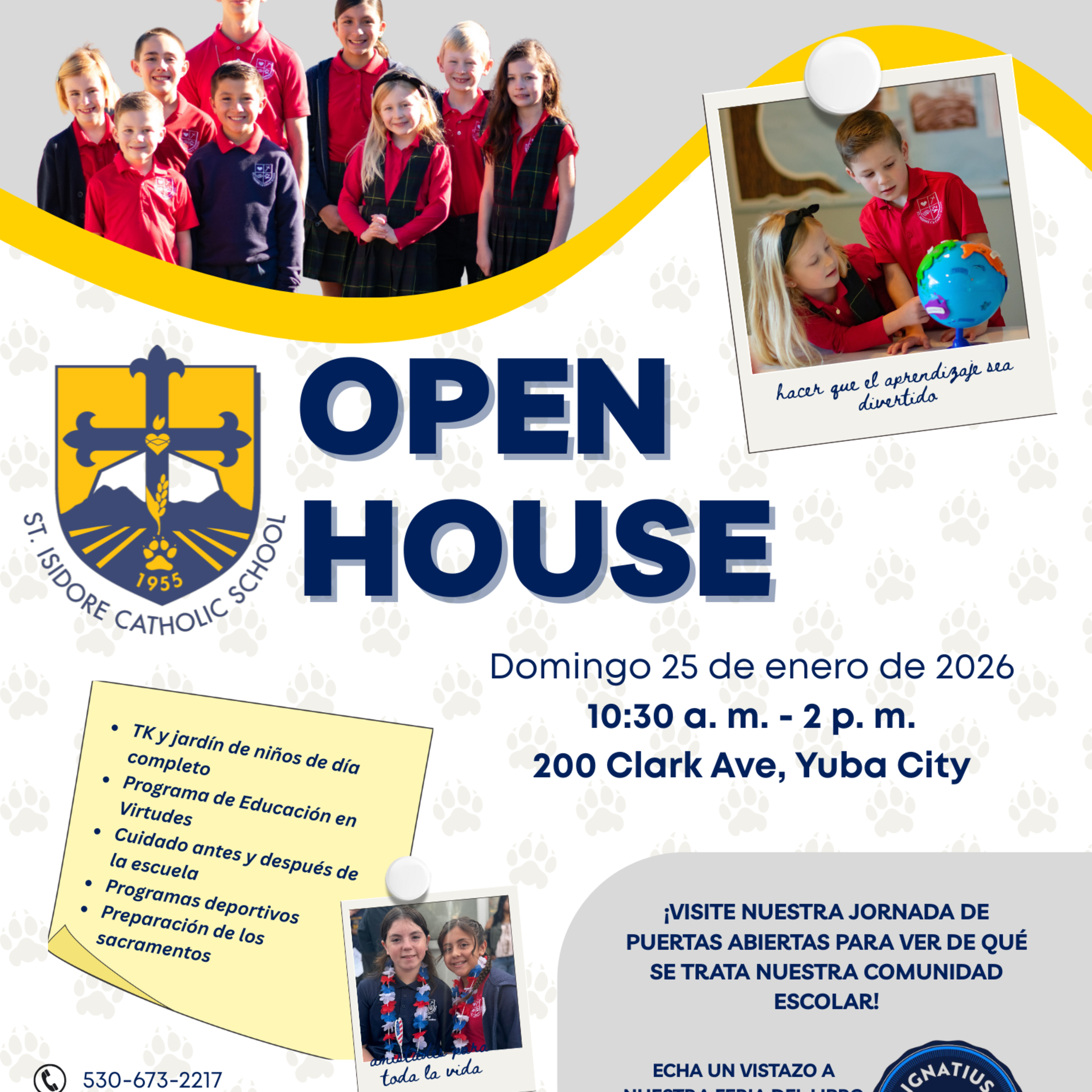 Open House Flyer Spanish 2026