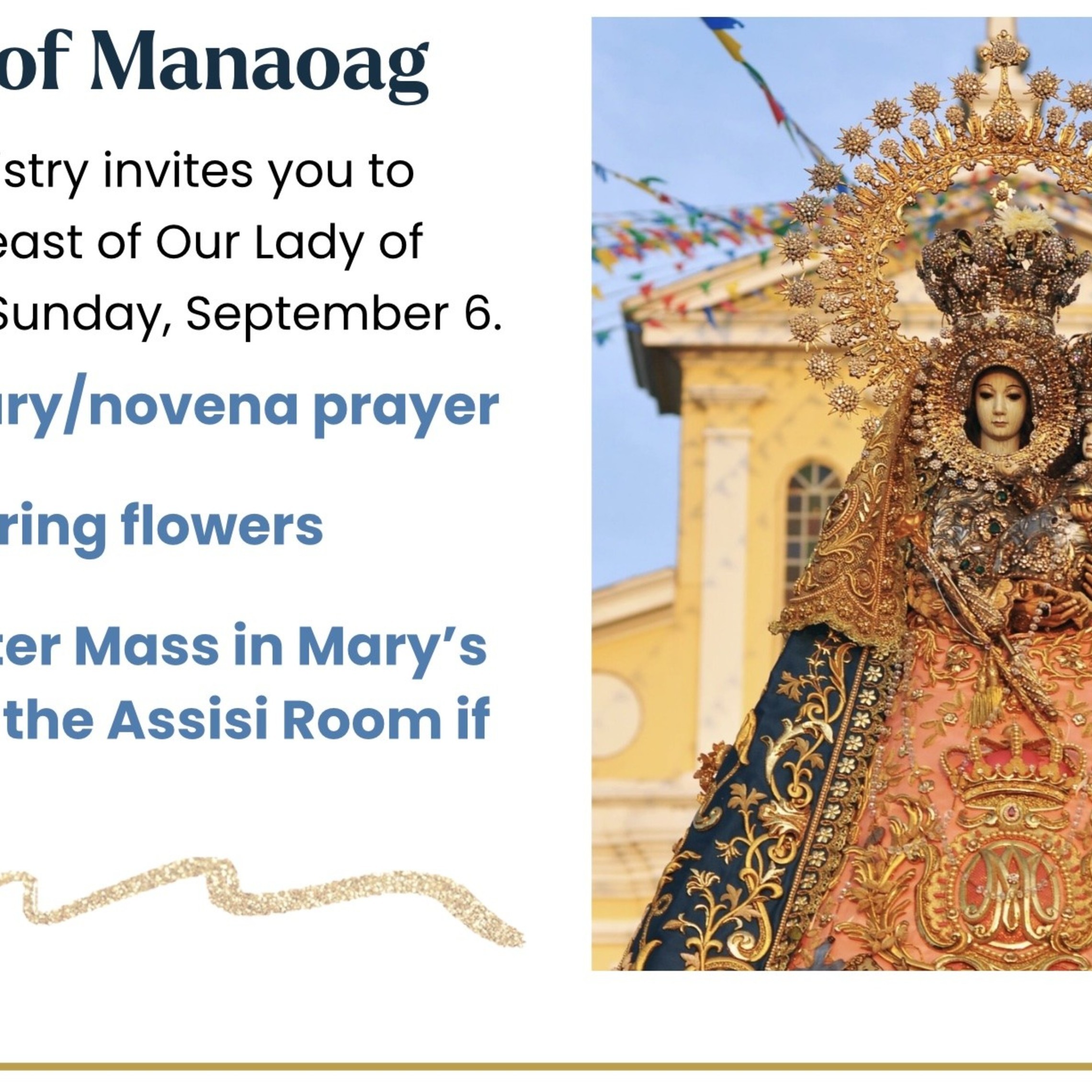 Our Lady Of Manaoag 2026