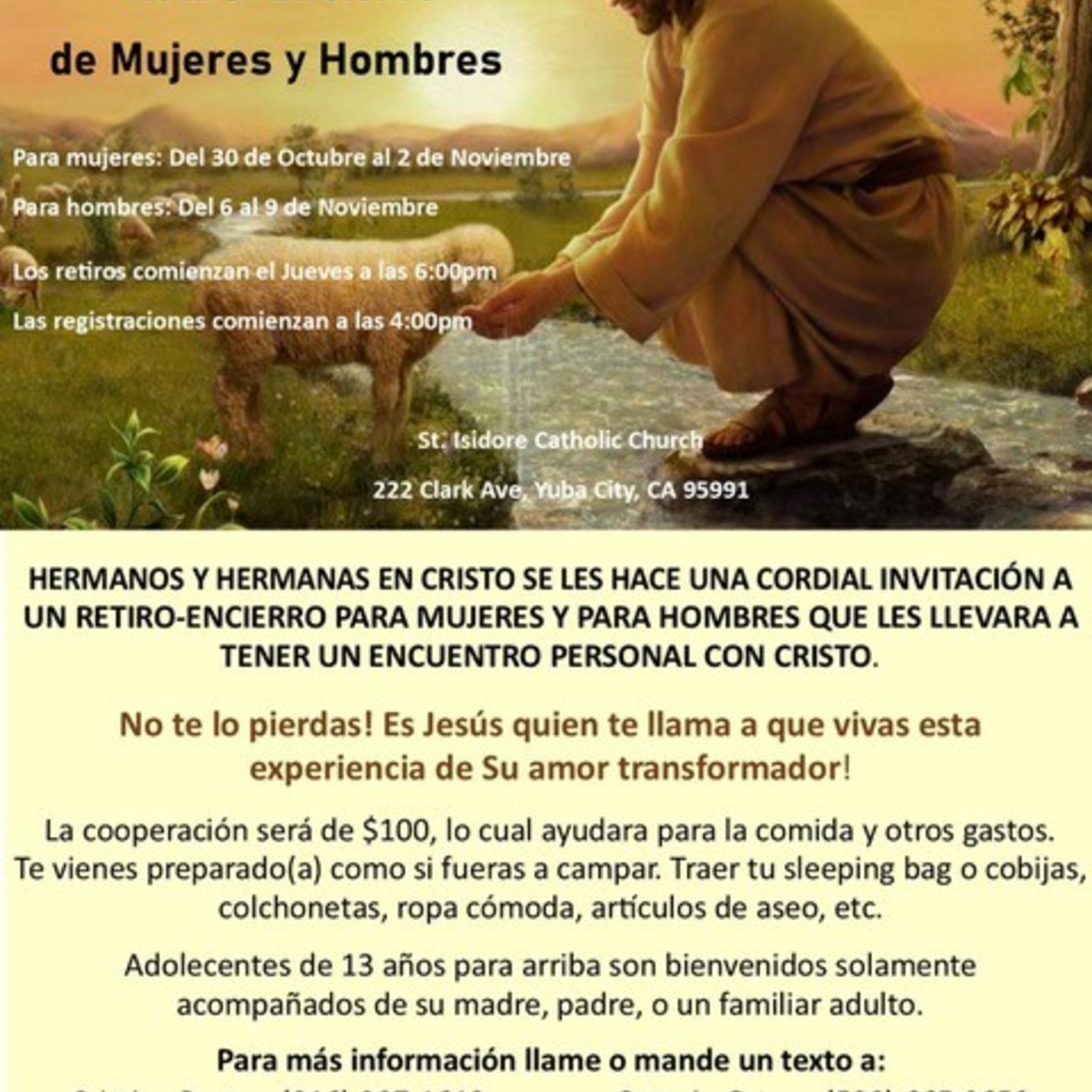 Retiro Encierro De Mujeres Y Hombres 2025