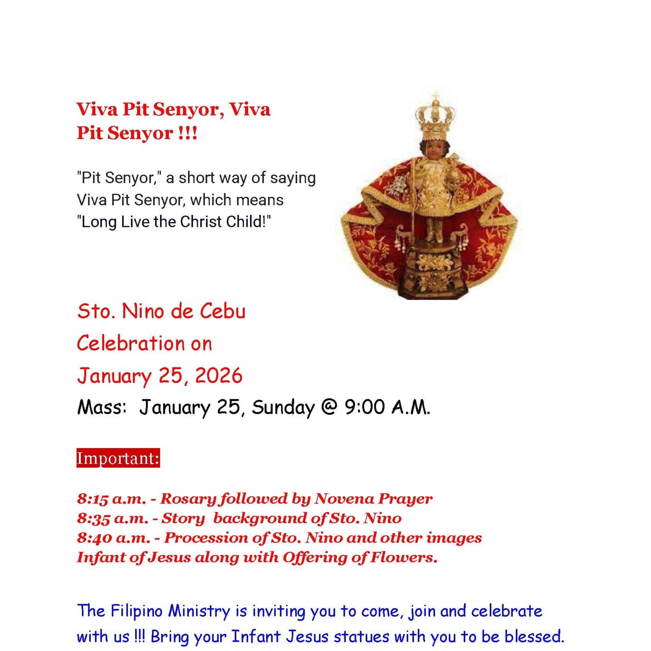 Sto. Nino 2026 Page 1