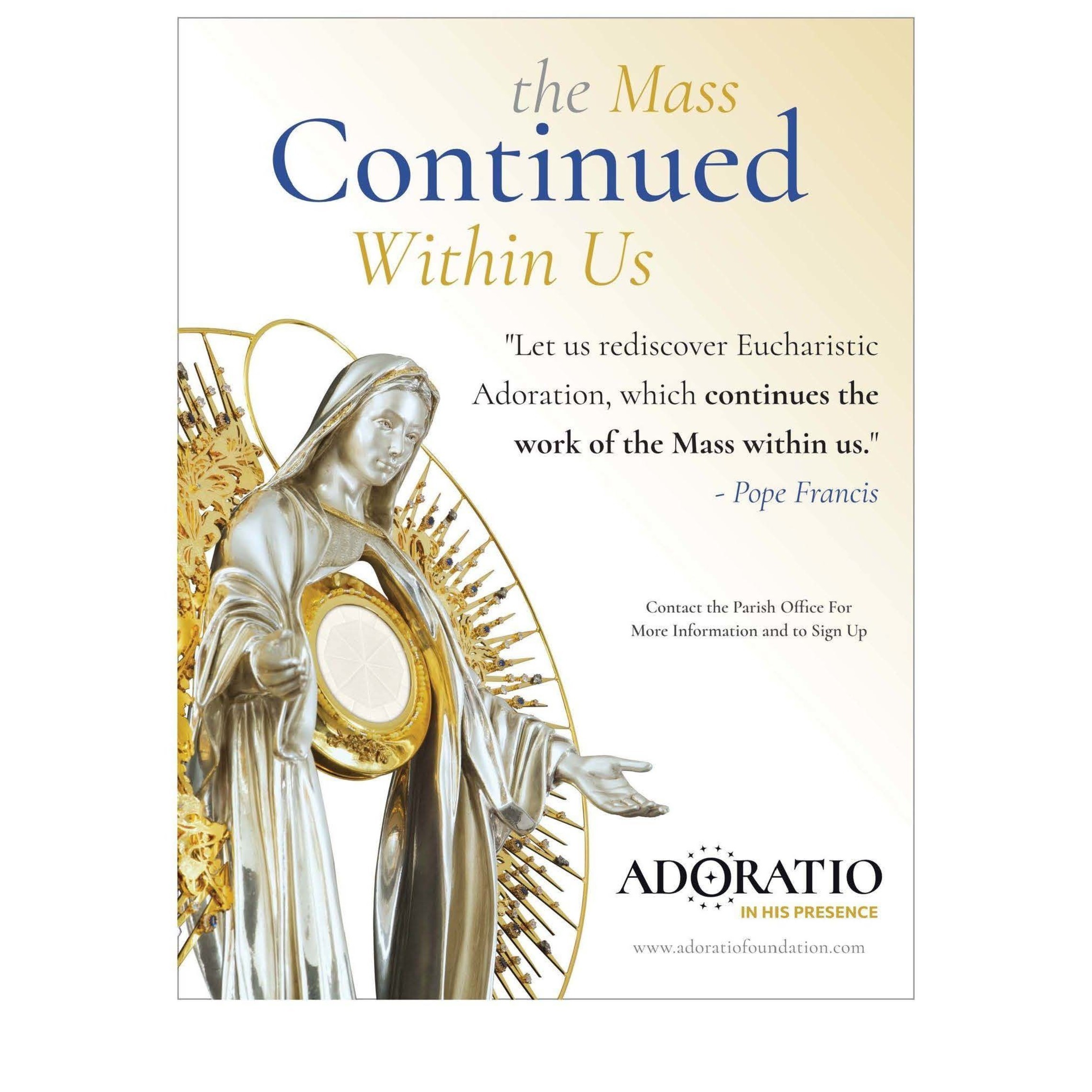 The Mass Continued Within Us