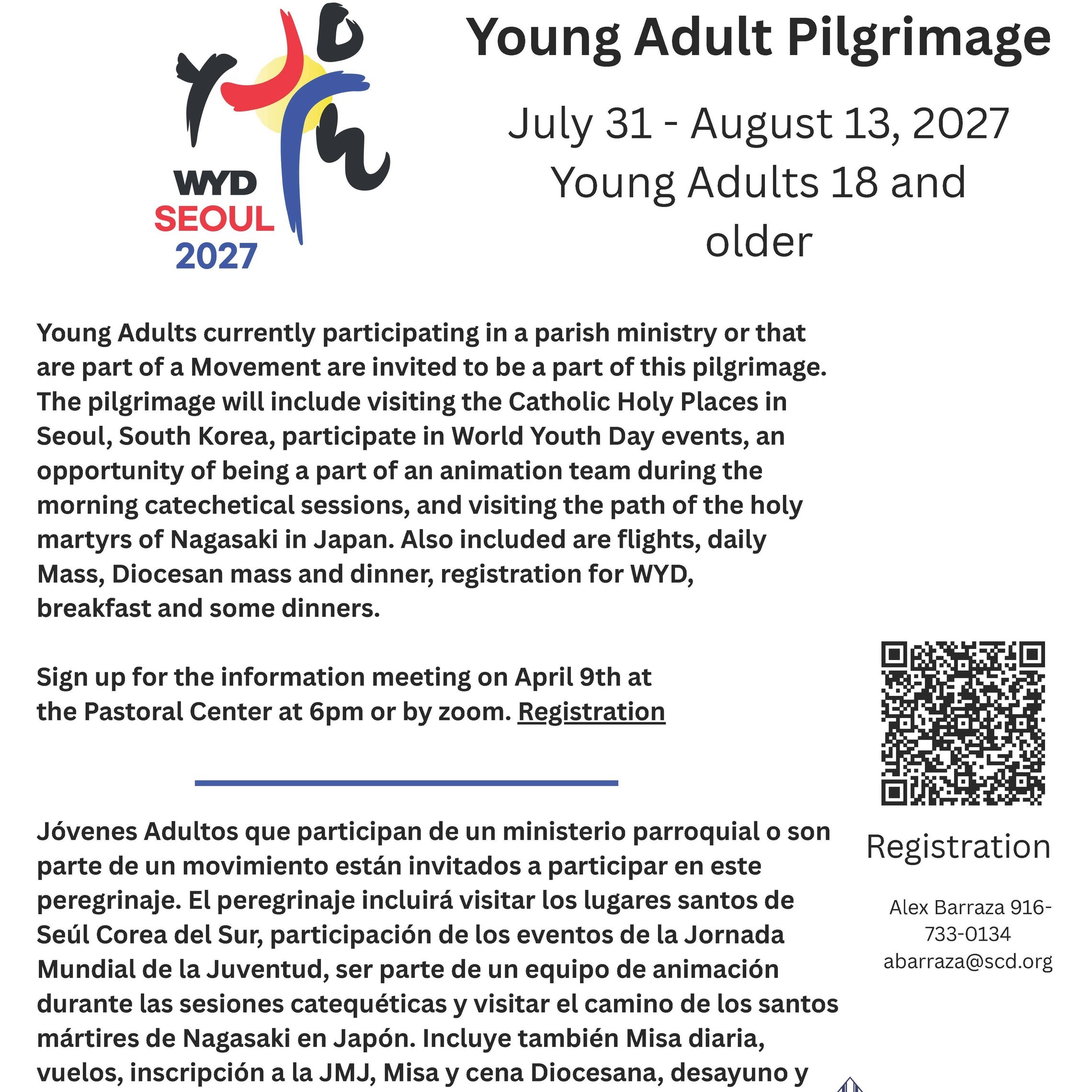 Wyd 2027 Information Meeting