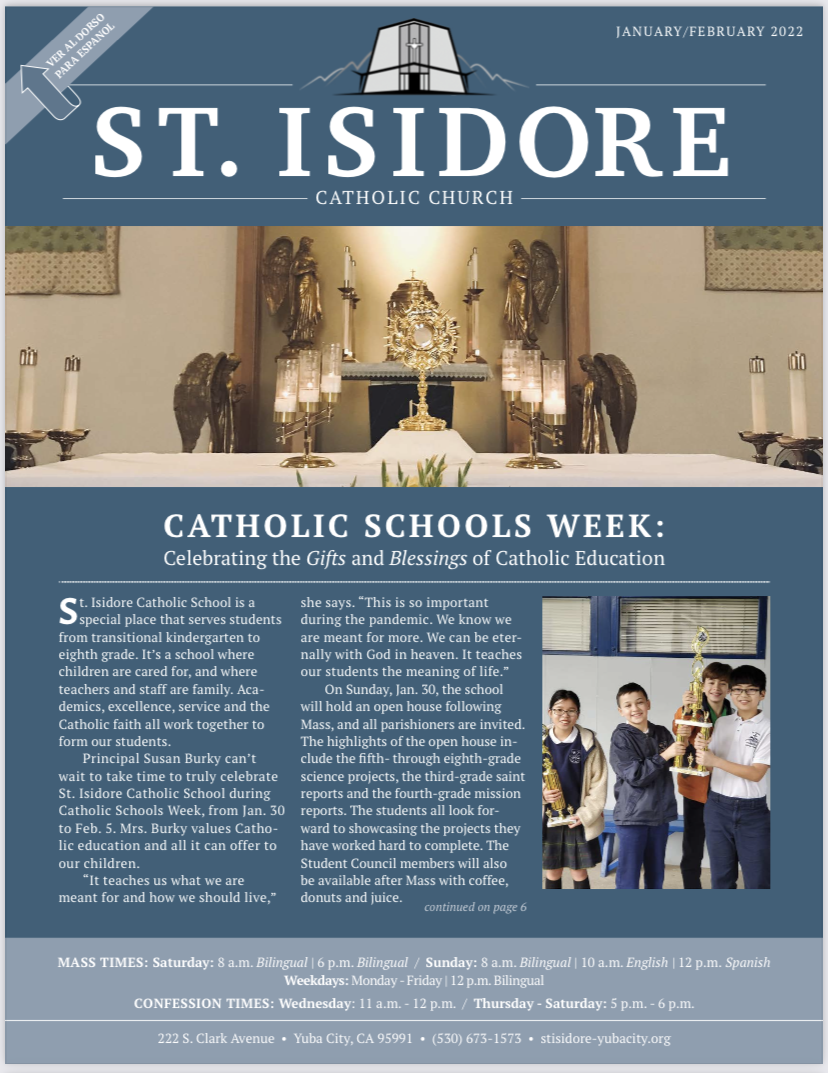 January February 2022 Parish Newsletter Updated